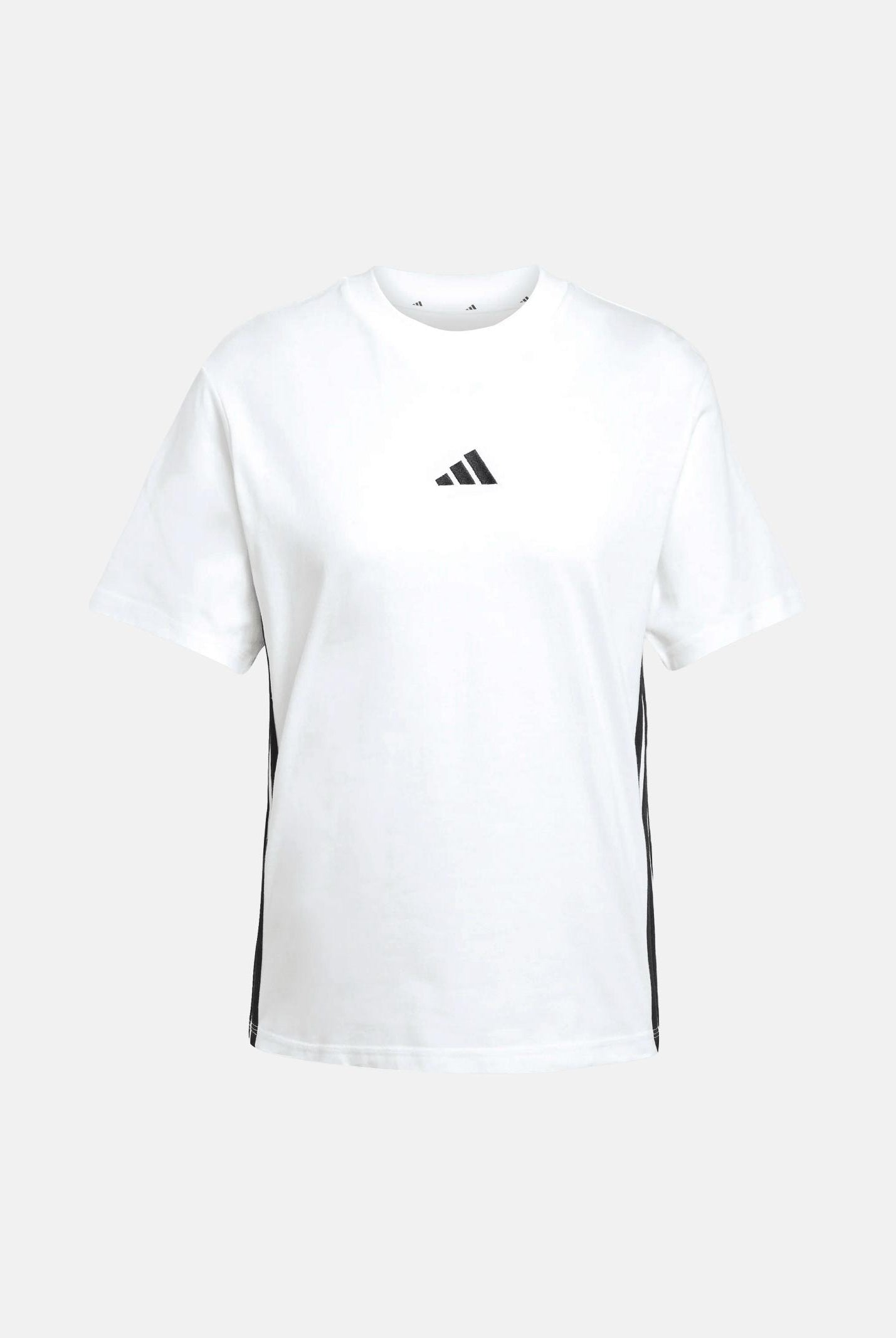 ADIDAS PERFORMANCE T-shirt a manica corta Essentials 3-Stripes Cotton bianca da donna JD0844 . ADIDAS PERFORMANCE