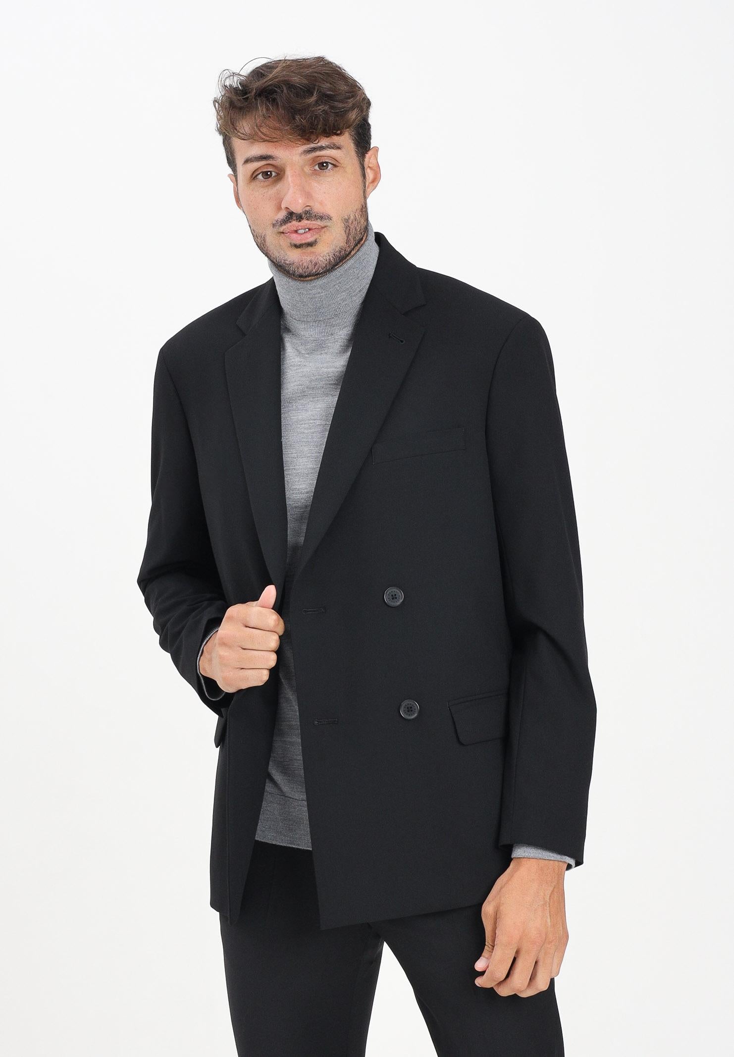 ARMANI EXCHANGE Giacca doppiopetto nera da uomo XM001197AF16678 UC001 ARMANI EXCHANGE
