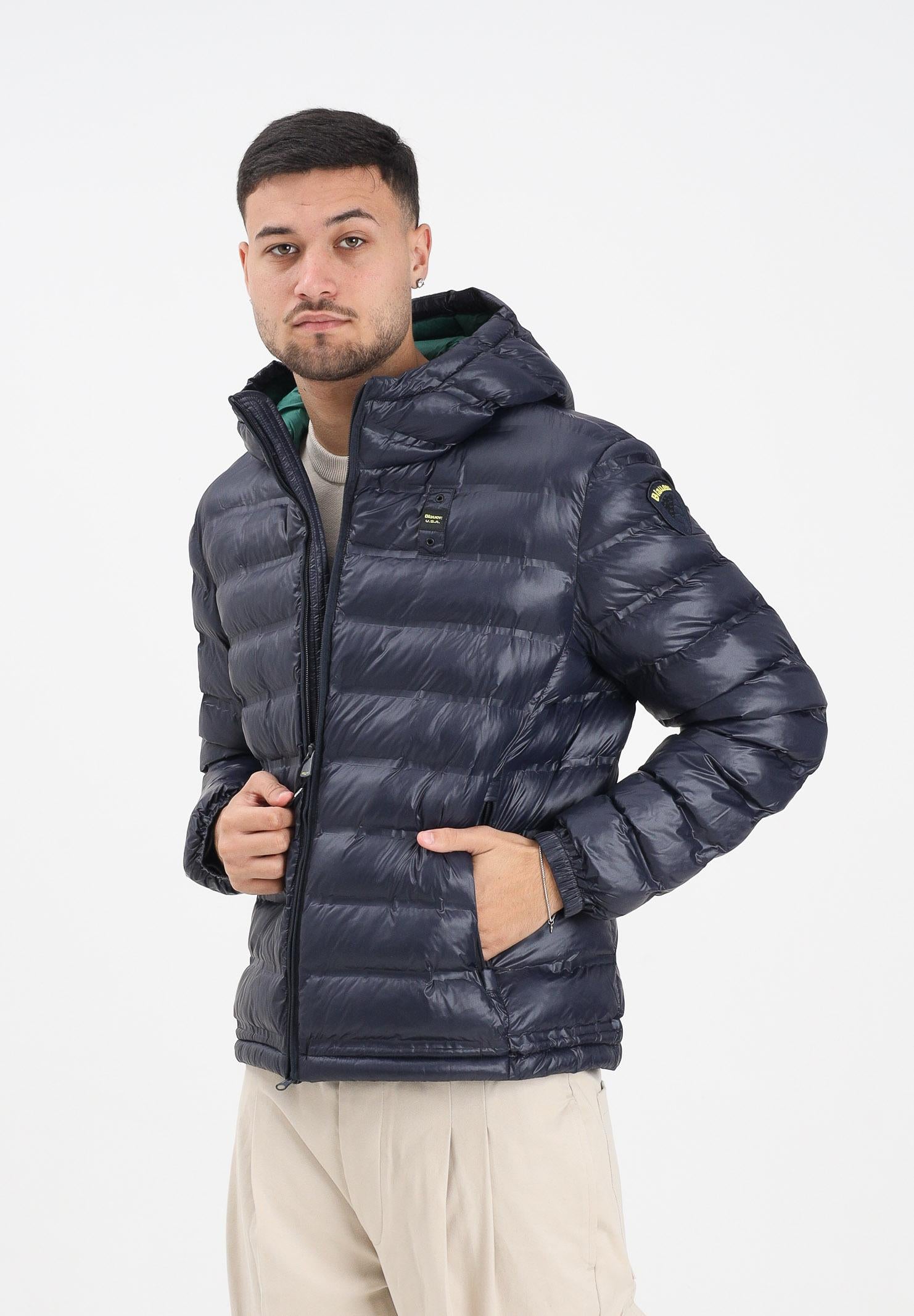 BLAUER Piumino CHARLES blu da uomo 25WBLUC02132-007284 888EN BLAUER