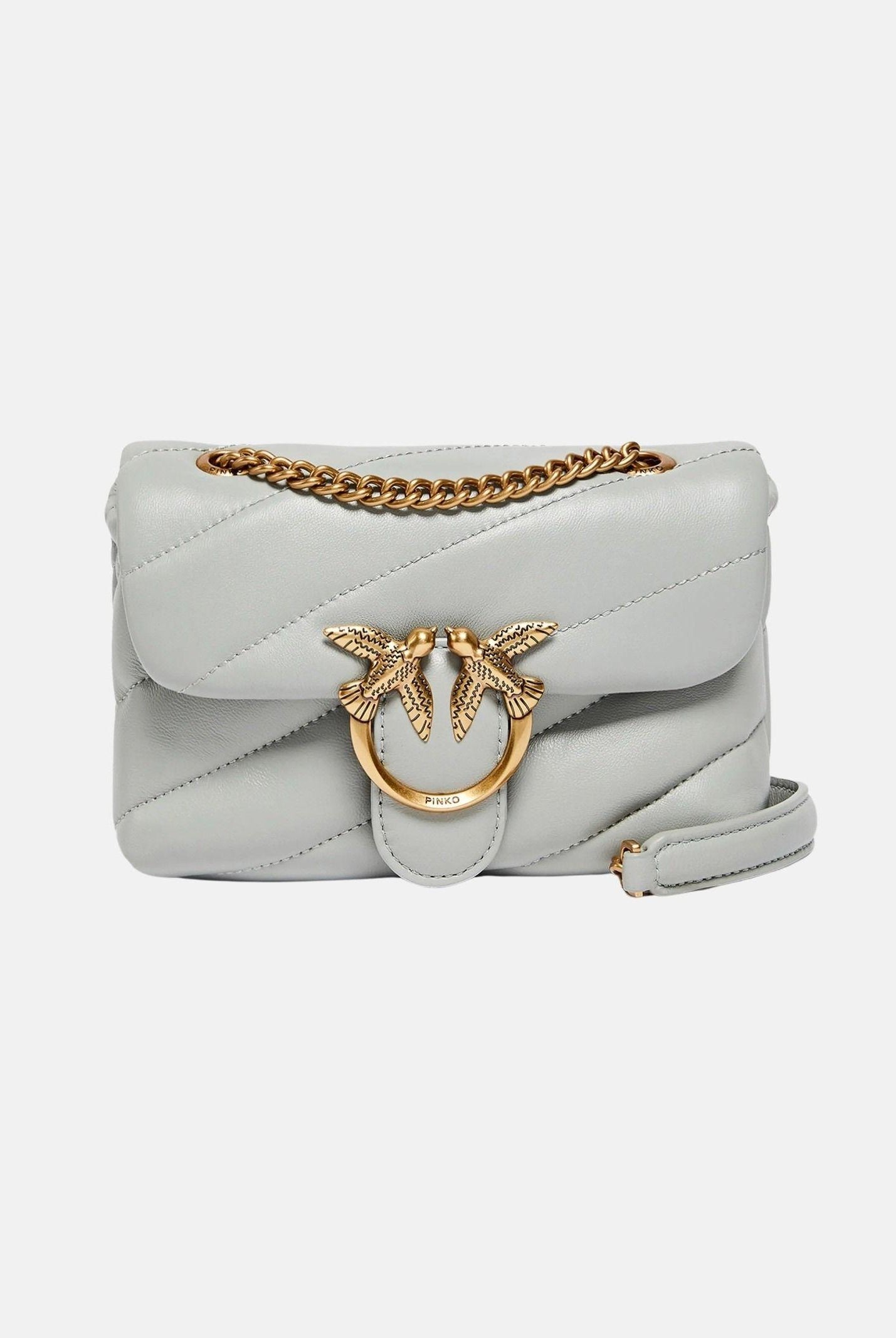 PINKO Borsa a tracolla Baby Love Bag Puff celeste da donna 100040A0F2 K32Q PINKO