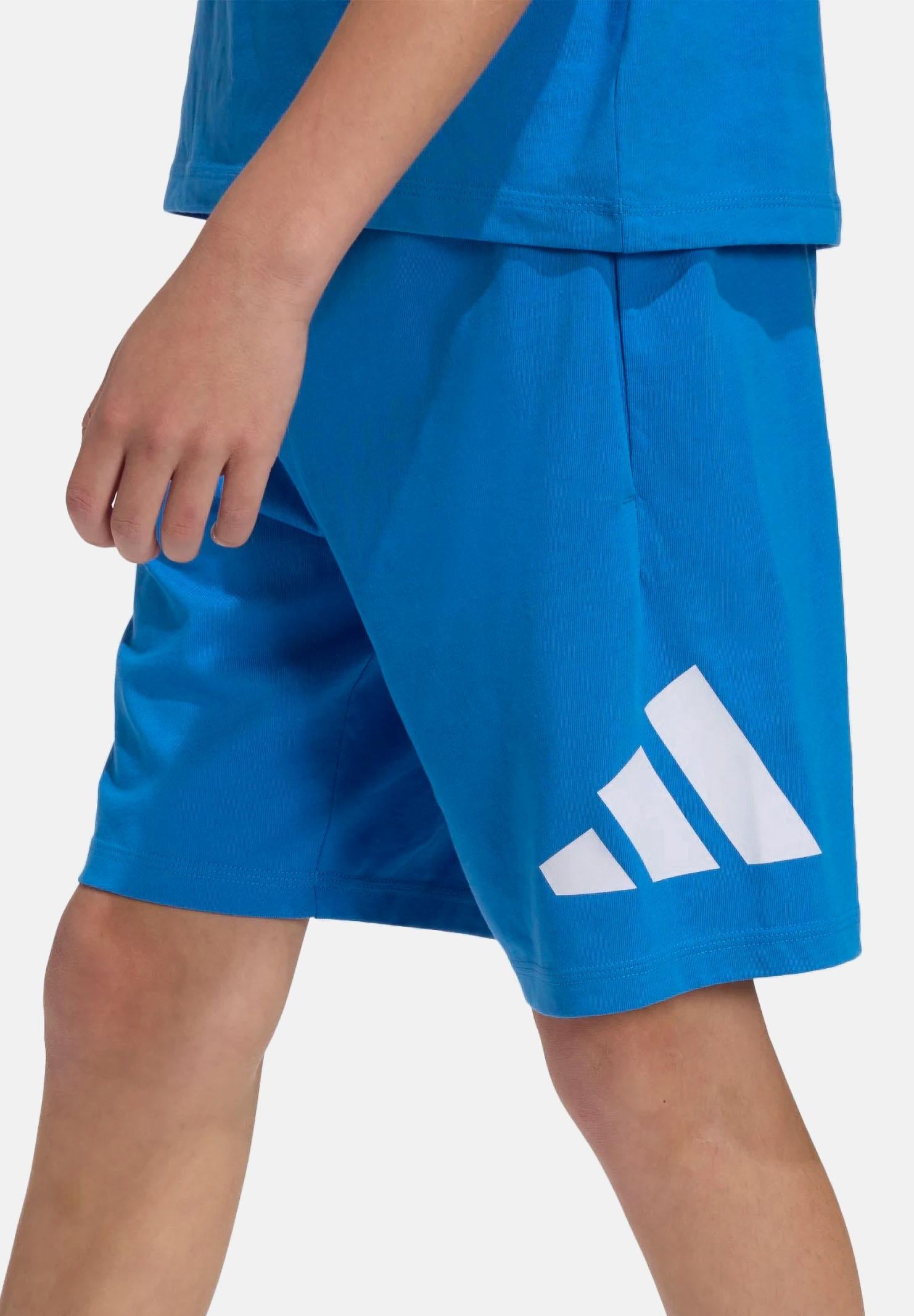 ADIDAS PERFORMANCE Shorts sportivo Essentials Big Logo azzurro da bambino KD6052 . ADIDAS PERFORMANCE