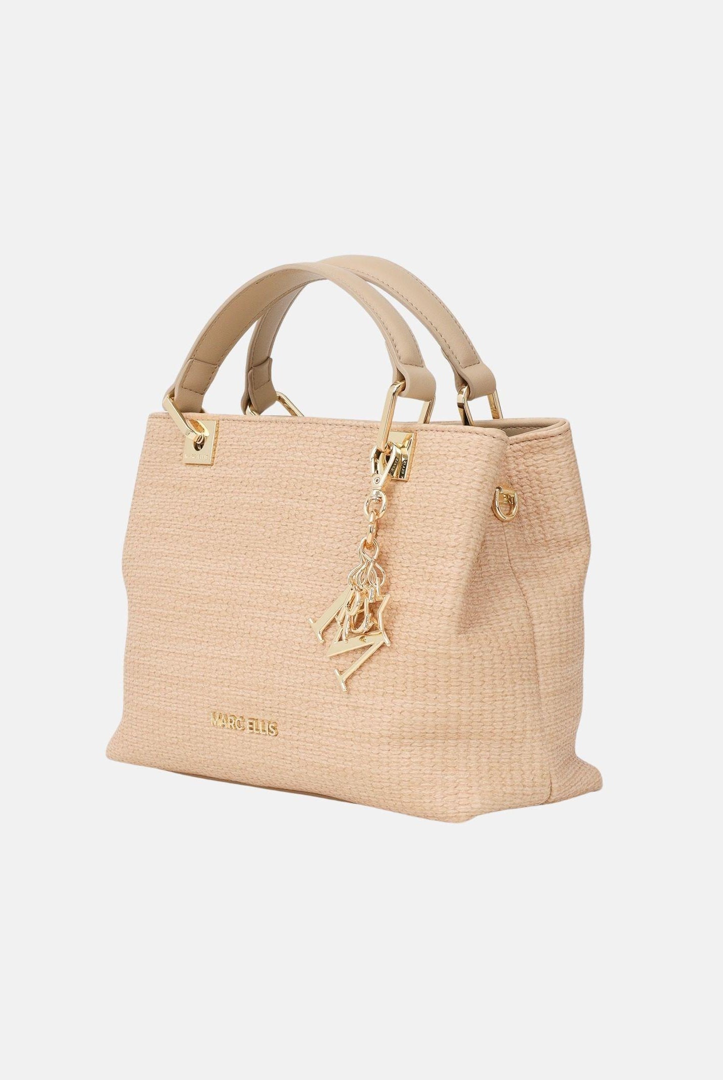 MARC ELLIS Borsa a mano Krissy M Straw beige da donna KRISSY-M-STRAW NA MARC ELLIS
