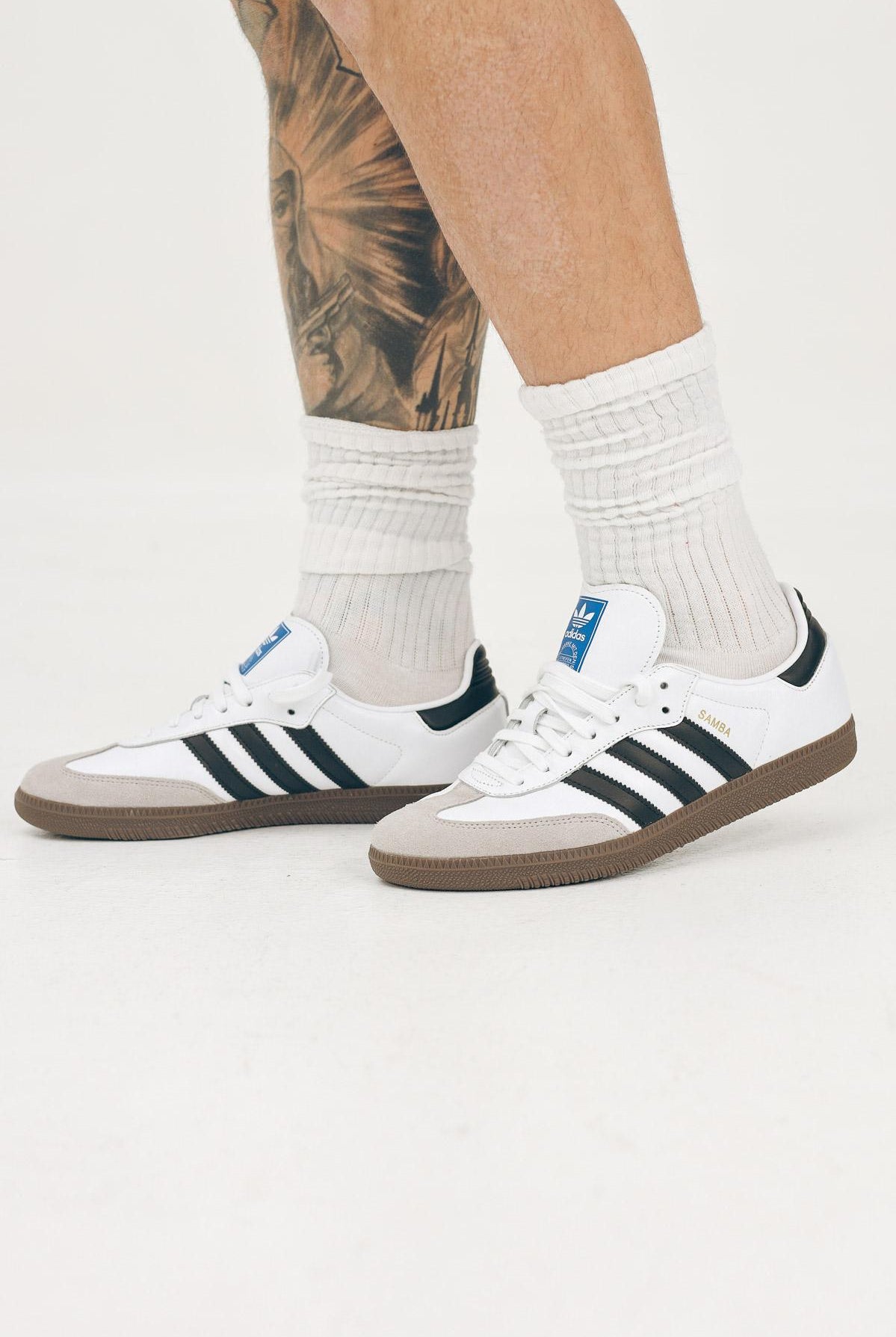 ADIDAS ORIGINALS Sneakers Samba OG bianche per uomo e donna B75806  ADIDAS ORIGINALS