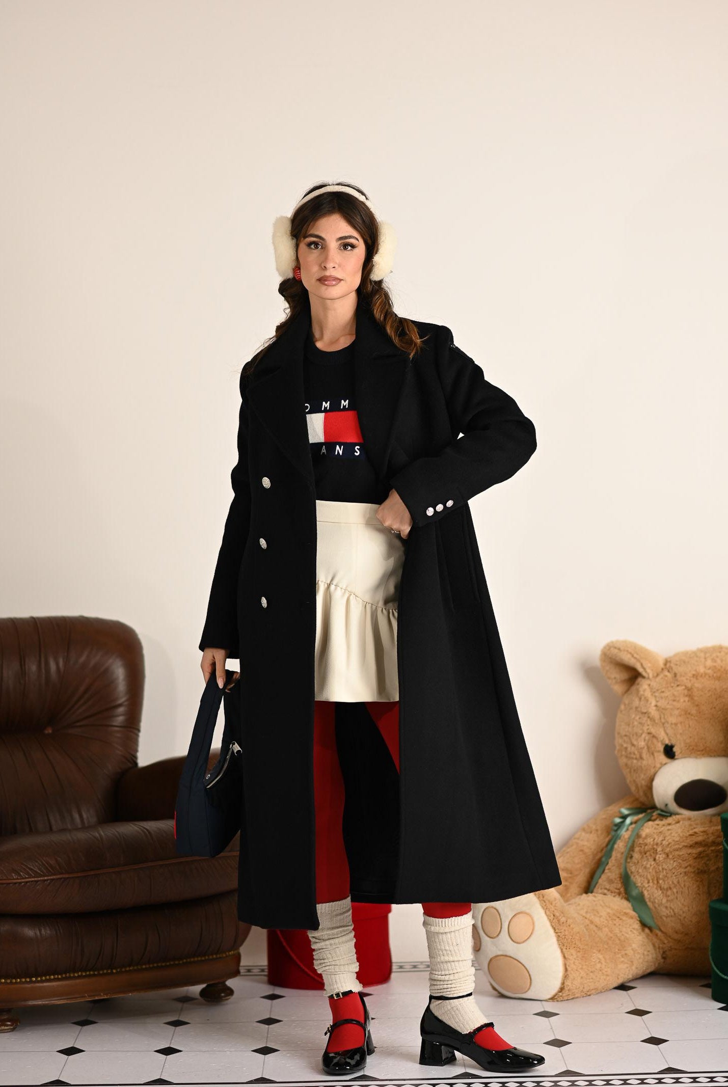 PINKO Gonna corta panna da donna 105767A2QV Z00 PINKO