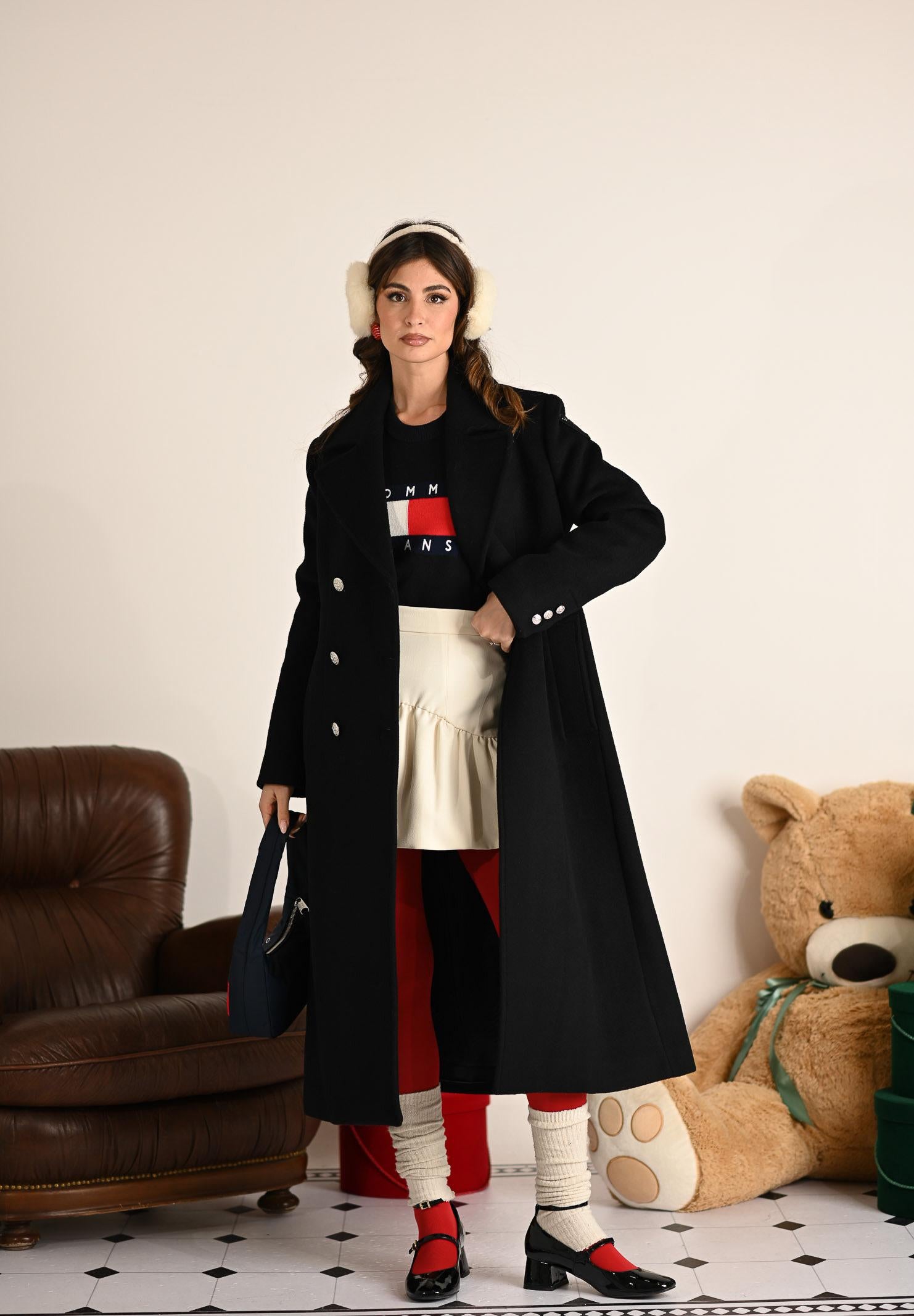 PINKO Gonna corta panna da donna 105767A2QV Z00 PINKO