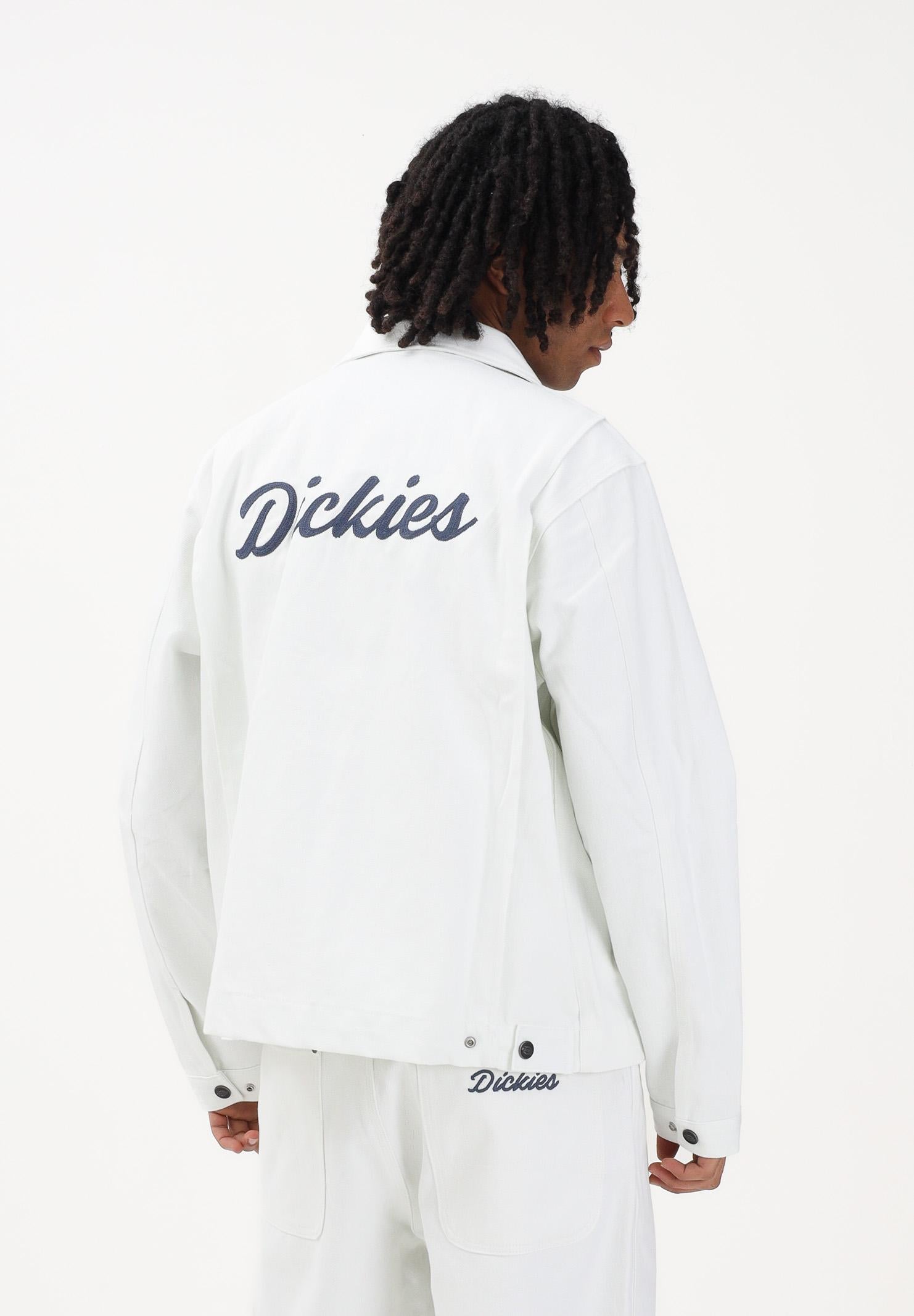 DICKIES Giubbotto Wellsville in denim bianco da uomo DK0A88PF0WH1 . DIckies