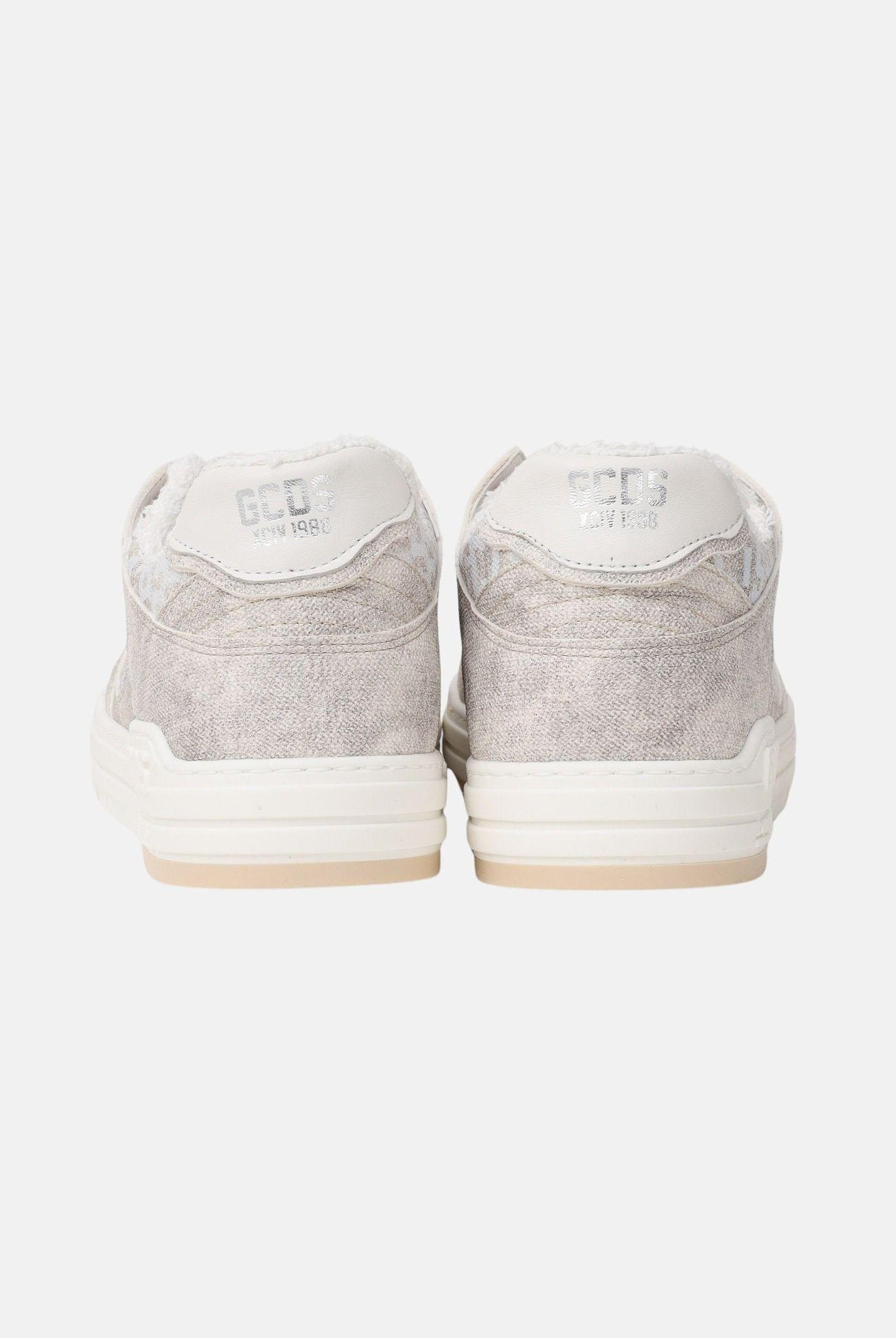 GCDS Sneakers beige da uomo con GCDS Monogram GCU1136 126 GCDS