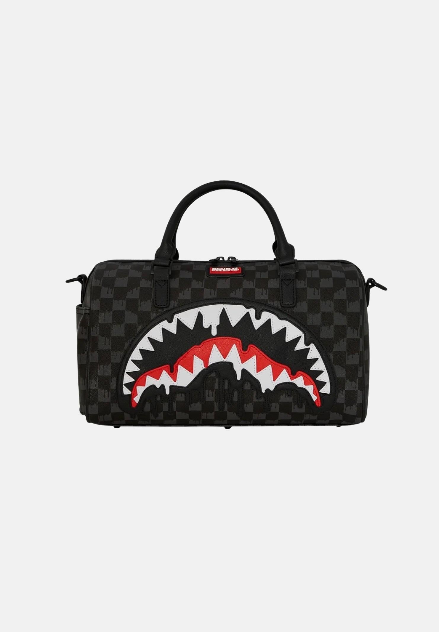 SPRAYGROUND Borsa a mano Dripping Sharks In Paris Mini nera da donna 910D7967NSZ SPRAYGROUND