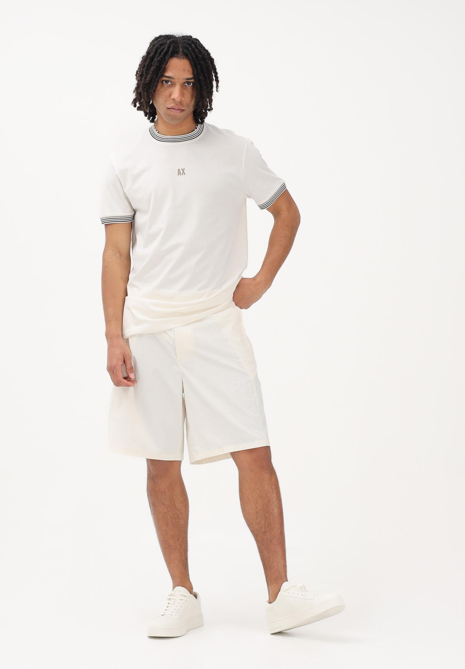 ARMANI EXCHANGE Shorts panna da uomo XM002879AF22504 U1074 ARMANI EXCHANGE