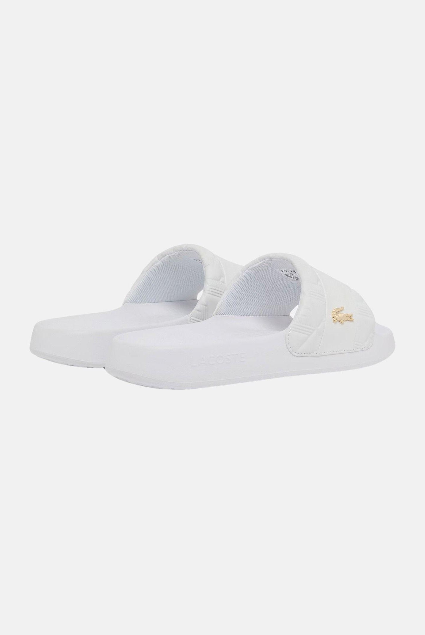 LACOSTE Ciabatte Serve Slide Hybrid bianche da uomo E03862 21G LACOSTE