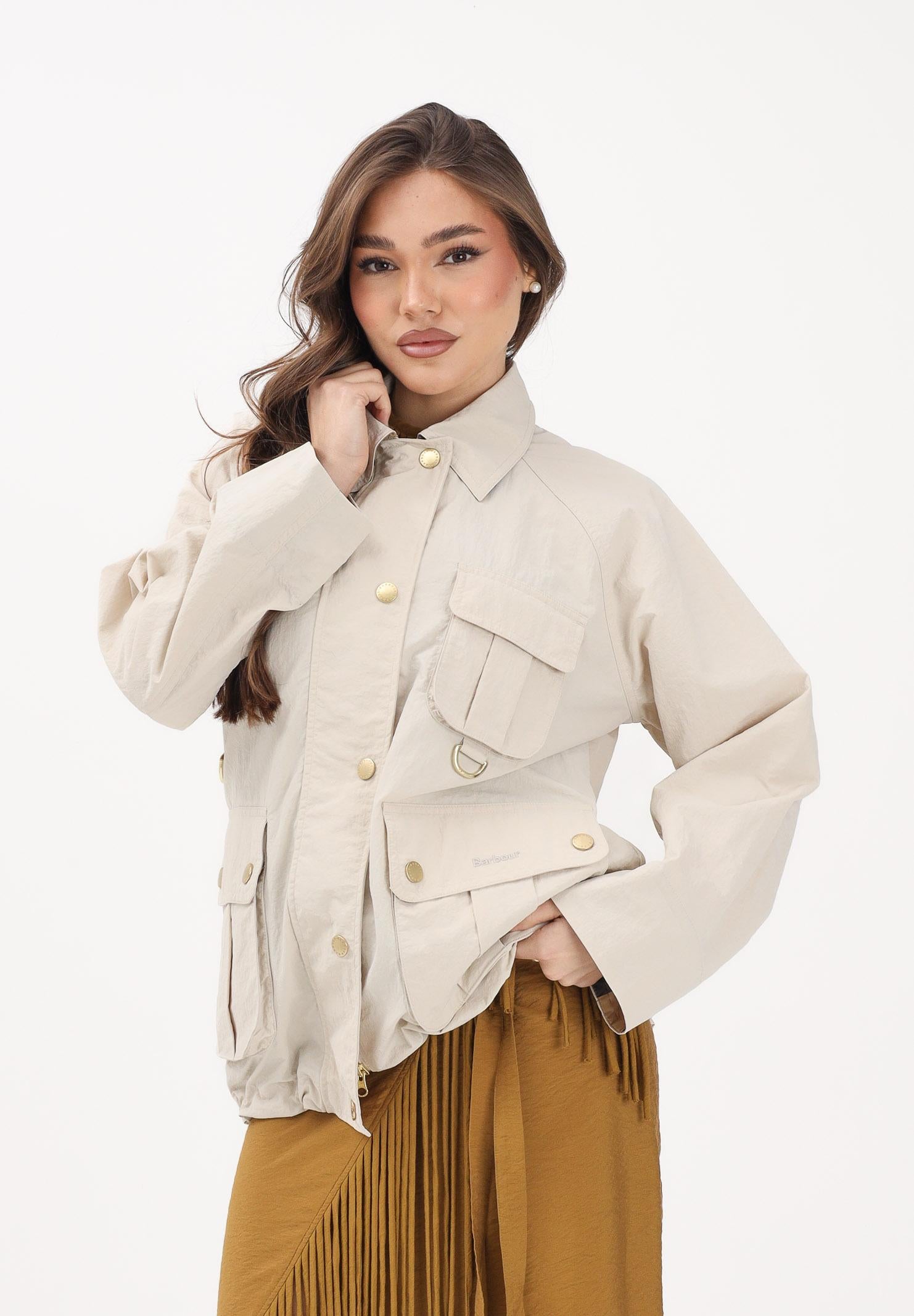 BARBOUR Giacca a vento Debbie beige da donna 261-LSP0301 CR11 BARBOUR