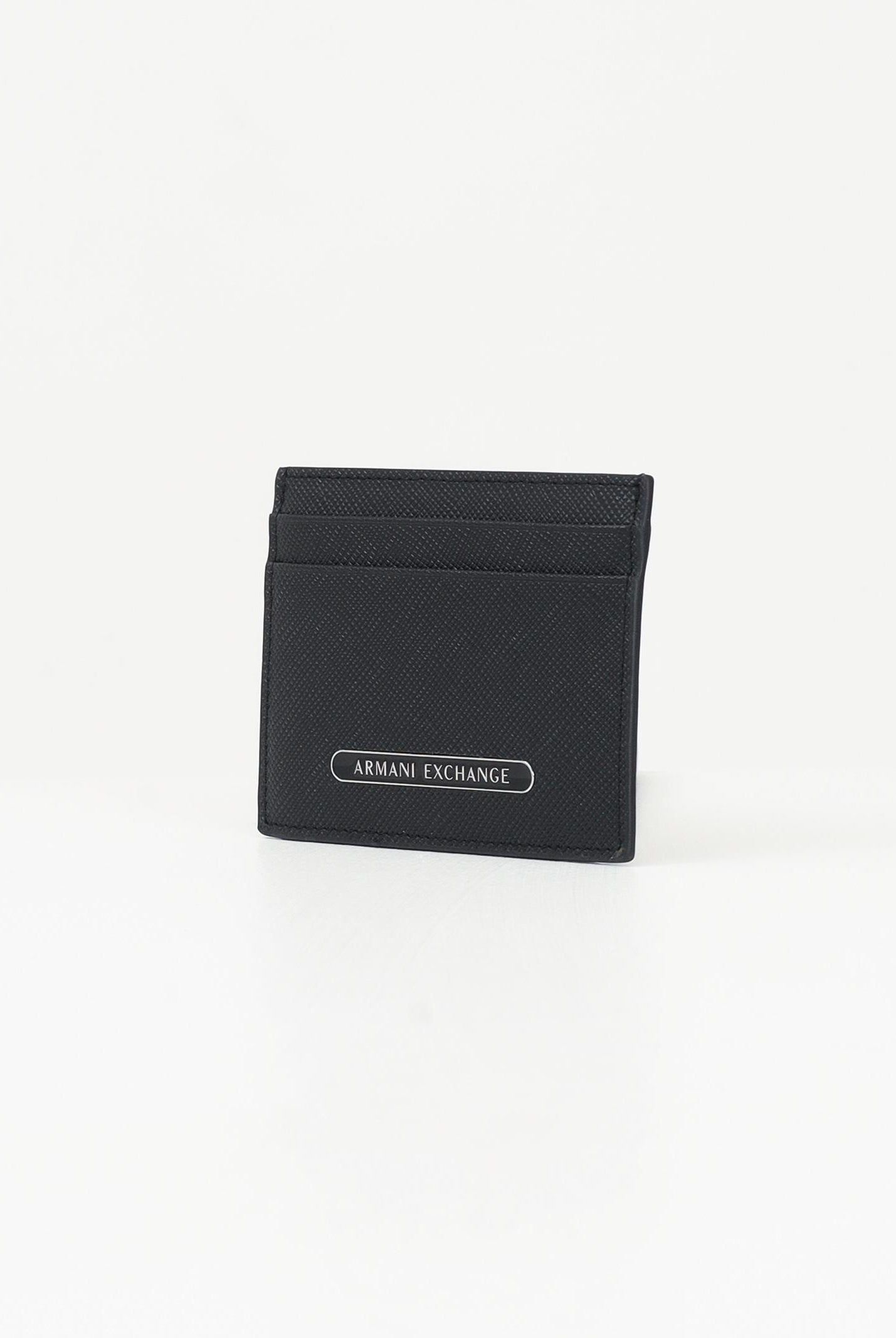 ARMANI EXCHANGE Portacarte nero da uomo con logo XM000169AF12702 UC001 ARMANI EXCHANGE