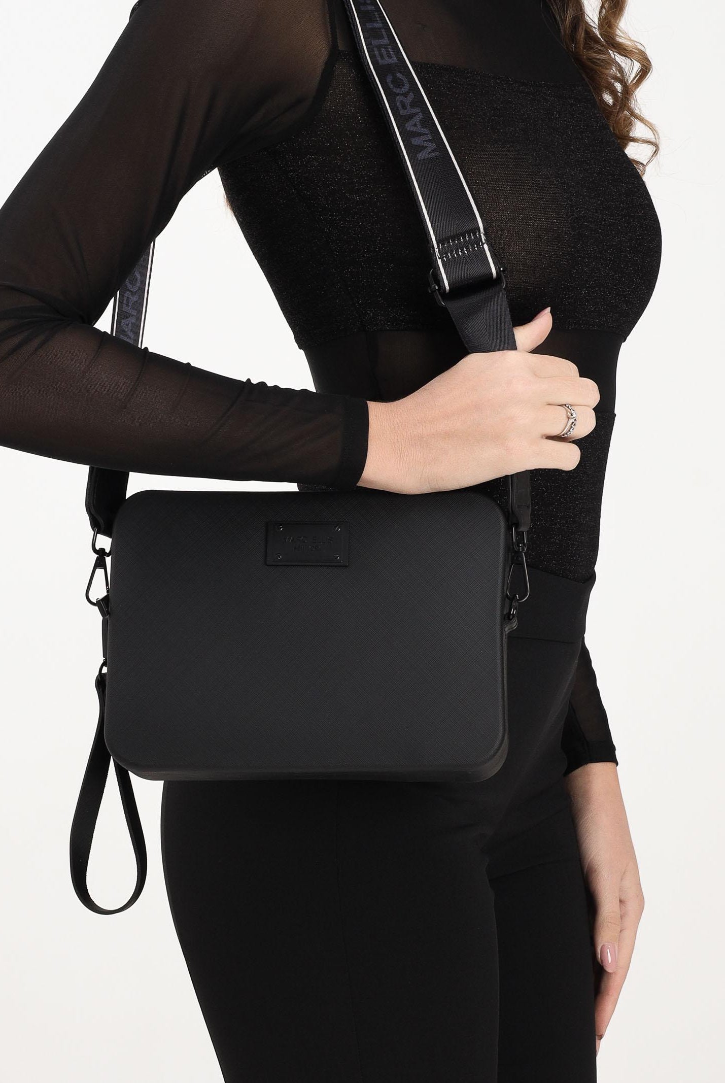 MARC ELLIS Pochette FLAT-FLOWE nera da donna FLAT-FLOWE25 BLBL MARC ELLIS