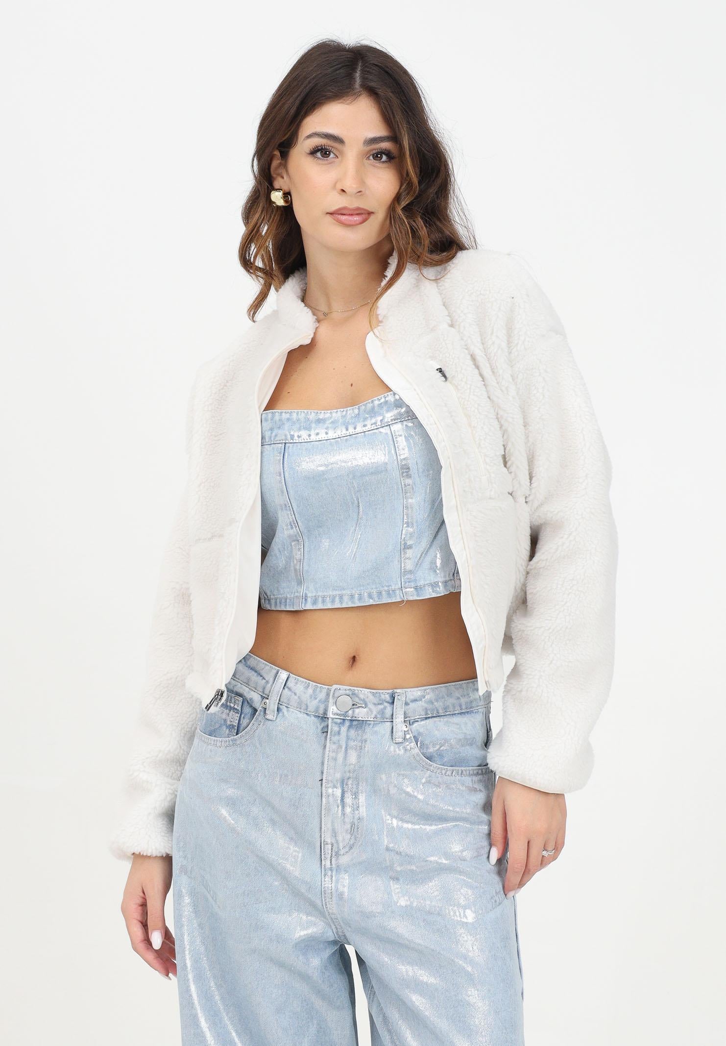 THE NORTH FACE Felpa con zip Extreme Pile bianca da donna NF0A88ZBQLI1 THE NORTH FACE