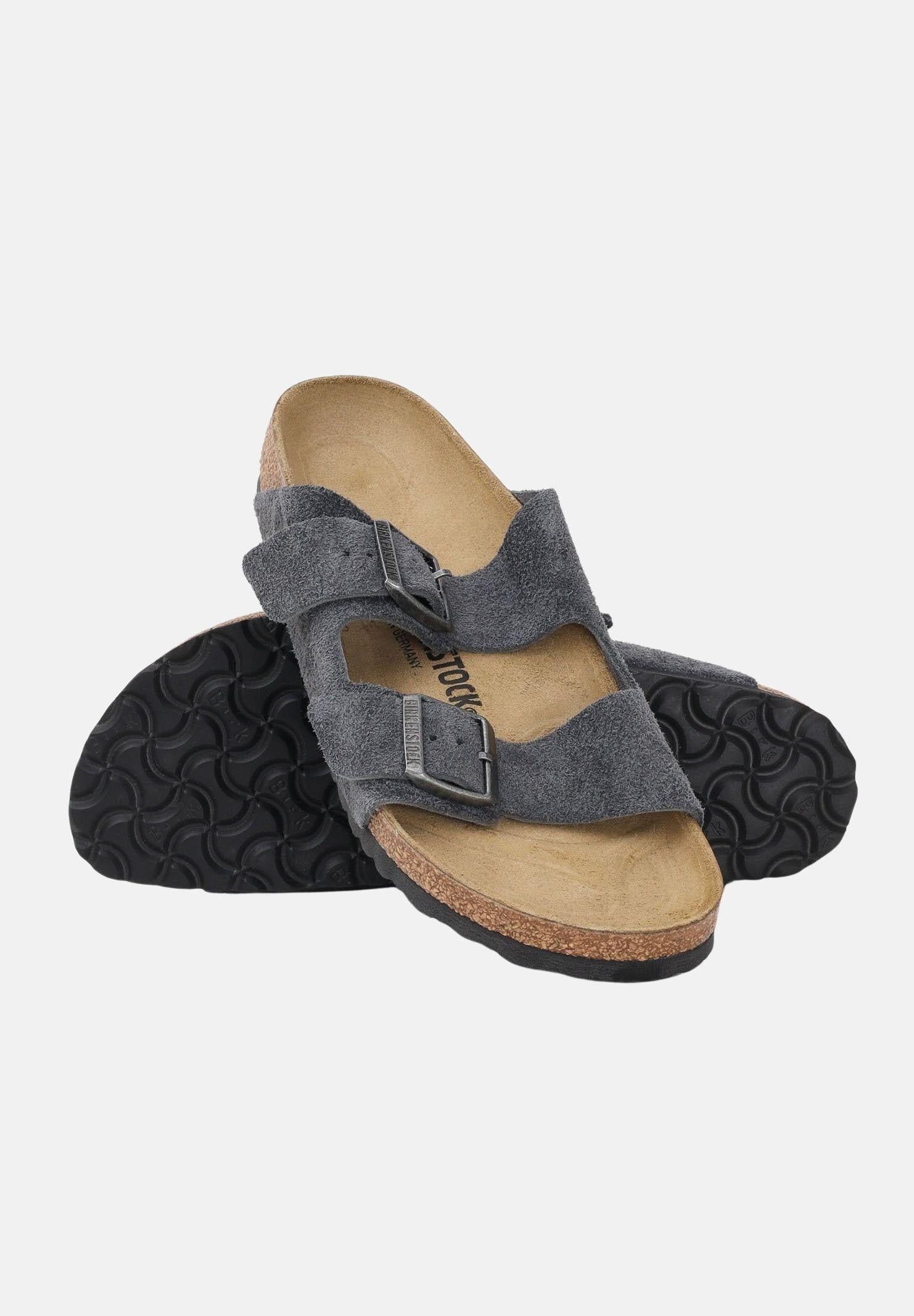 BIRKENSTOCK Ciabatte Arizona grigie per uomo e donna 1031625 . BIRKENSTOCK