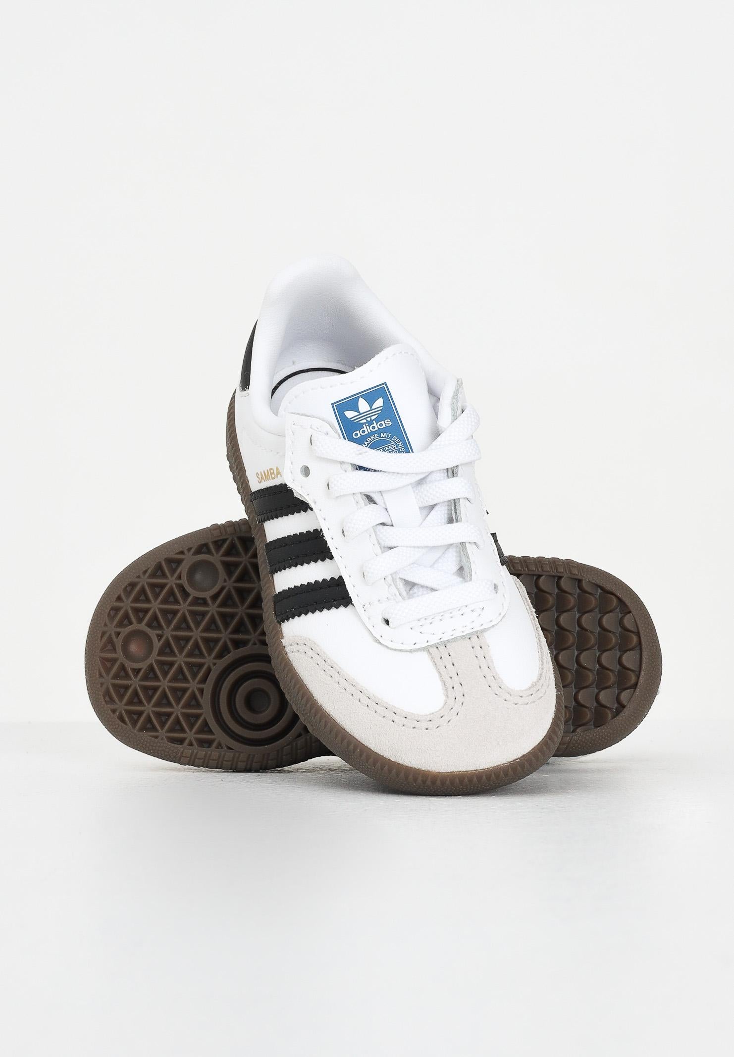 ADIDAS ORIGINALS Sneakers Samba OG Comfort bianche e nere da neonato JQ3191 ADIDAS ORIGINALS
