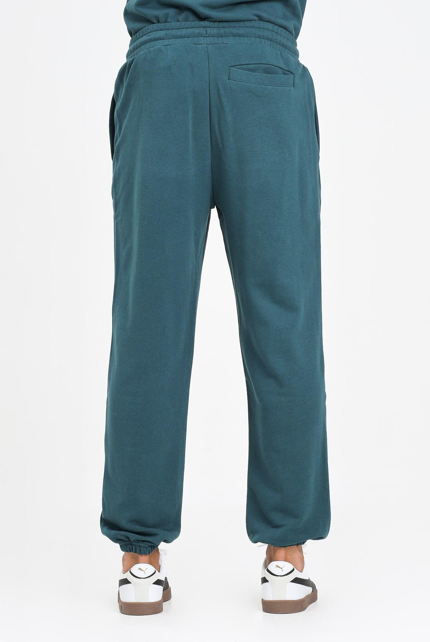 PUMA Pantalone sportivo Wardrobe Essentials verde petrolio da uomo 631535 75 PUMA
