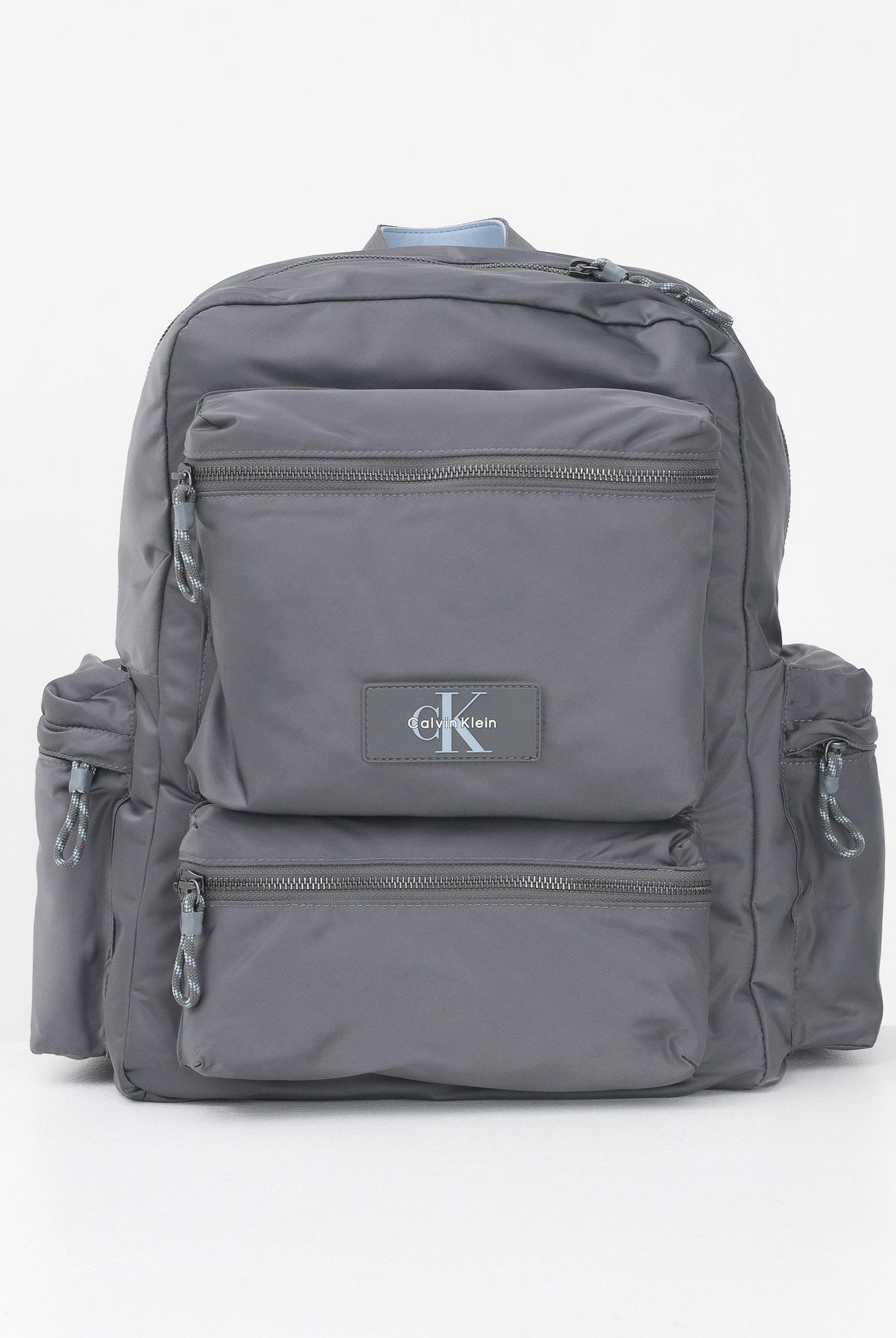 CALVIN KLEIN Zaino grigio da uomo in tessuto tecnico LV04G3122G PCG CALVIN KLEIN