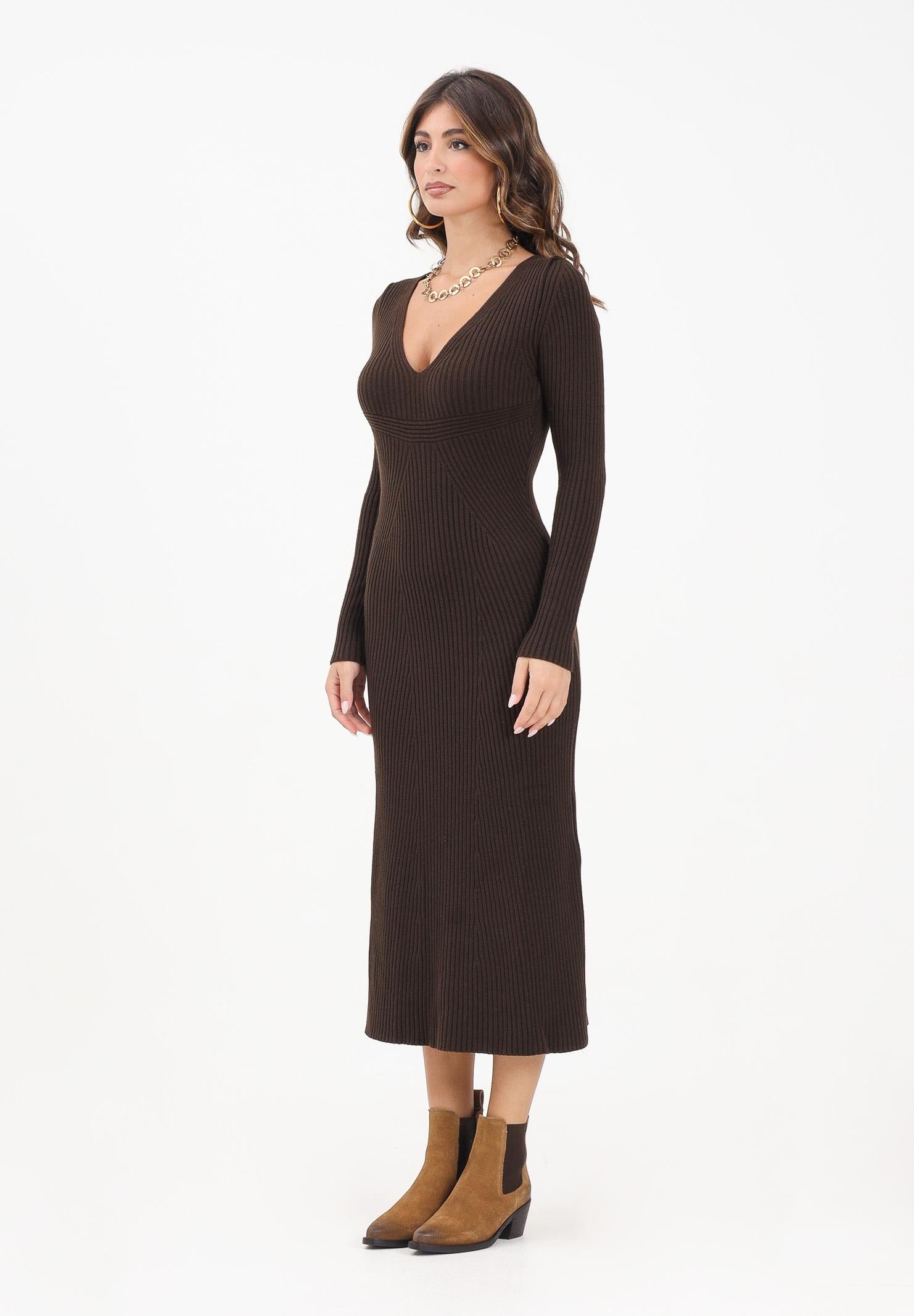 AKEP Abito midi moro da donna VSKD11032 V1 AKEP