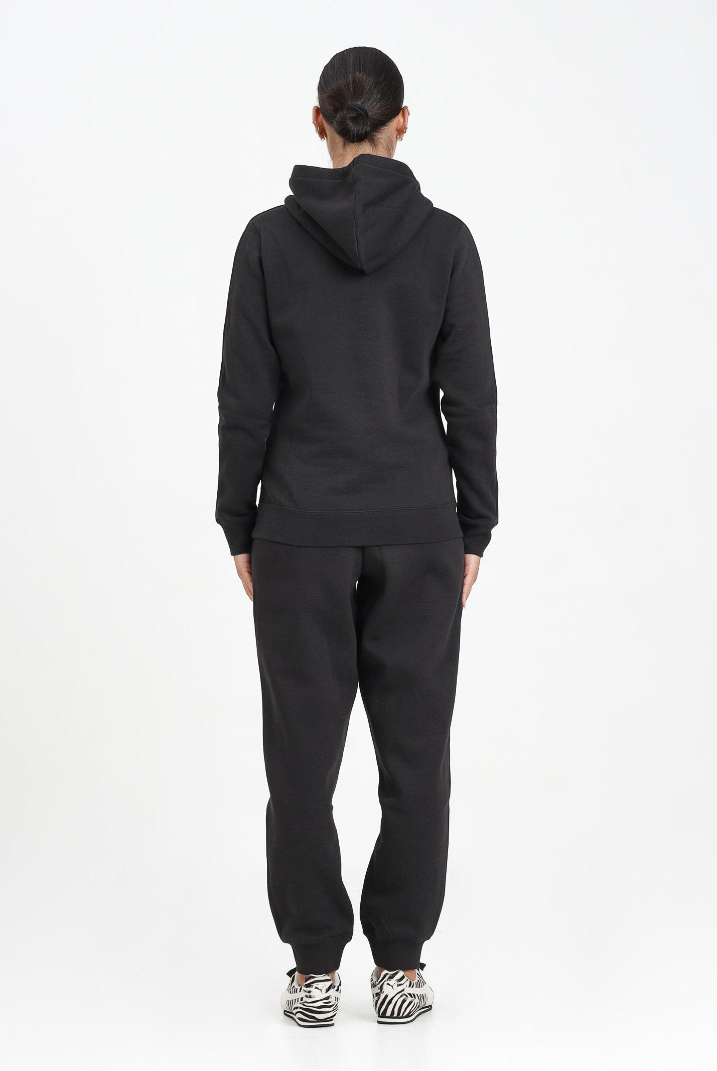 PUMA Tuta Sweat nera da donna 688162 01 PUMA