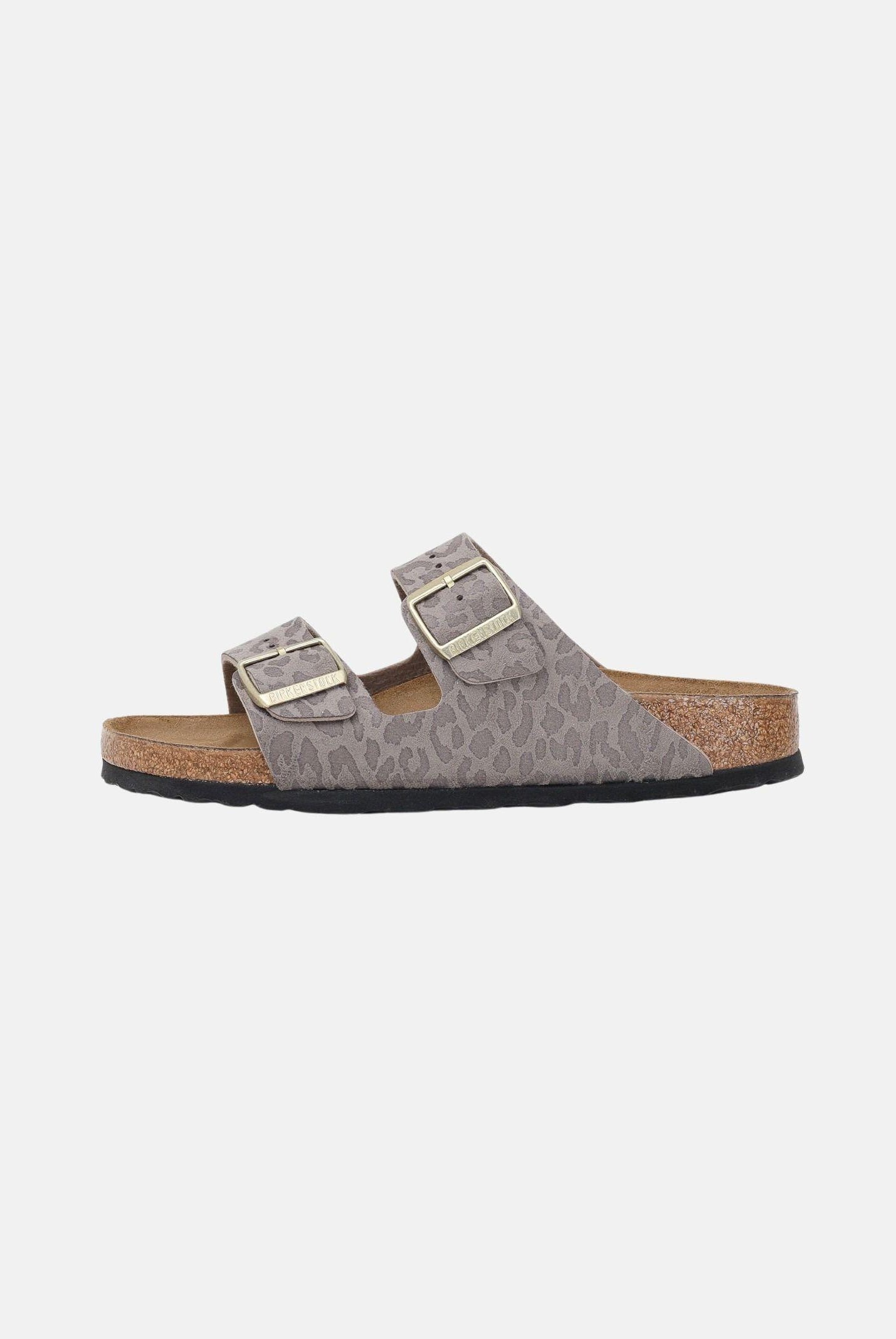 BIRKENSTOCK Ciabatte Arizona grigie da donna con stampa leo 1031941 . BIRKENSTOCK