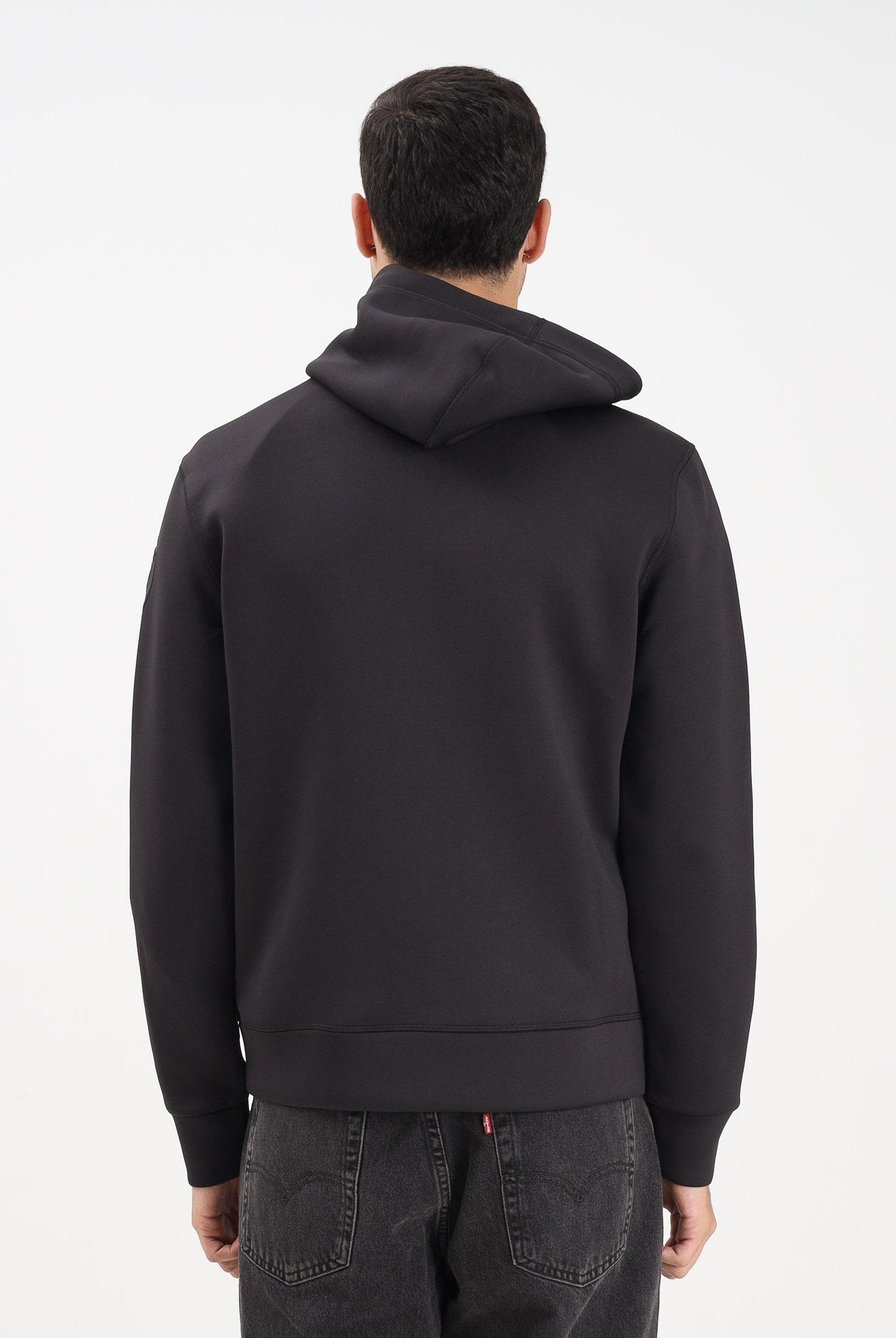 BLAUER Felpa con zip Colby nera da uomo 25WBLUF02093-004745 999 BLAUER