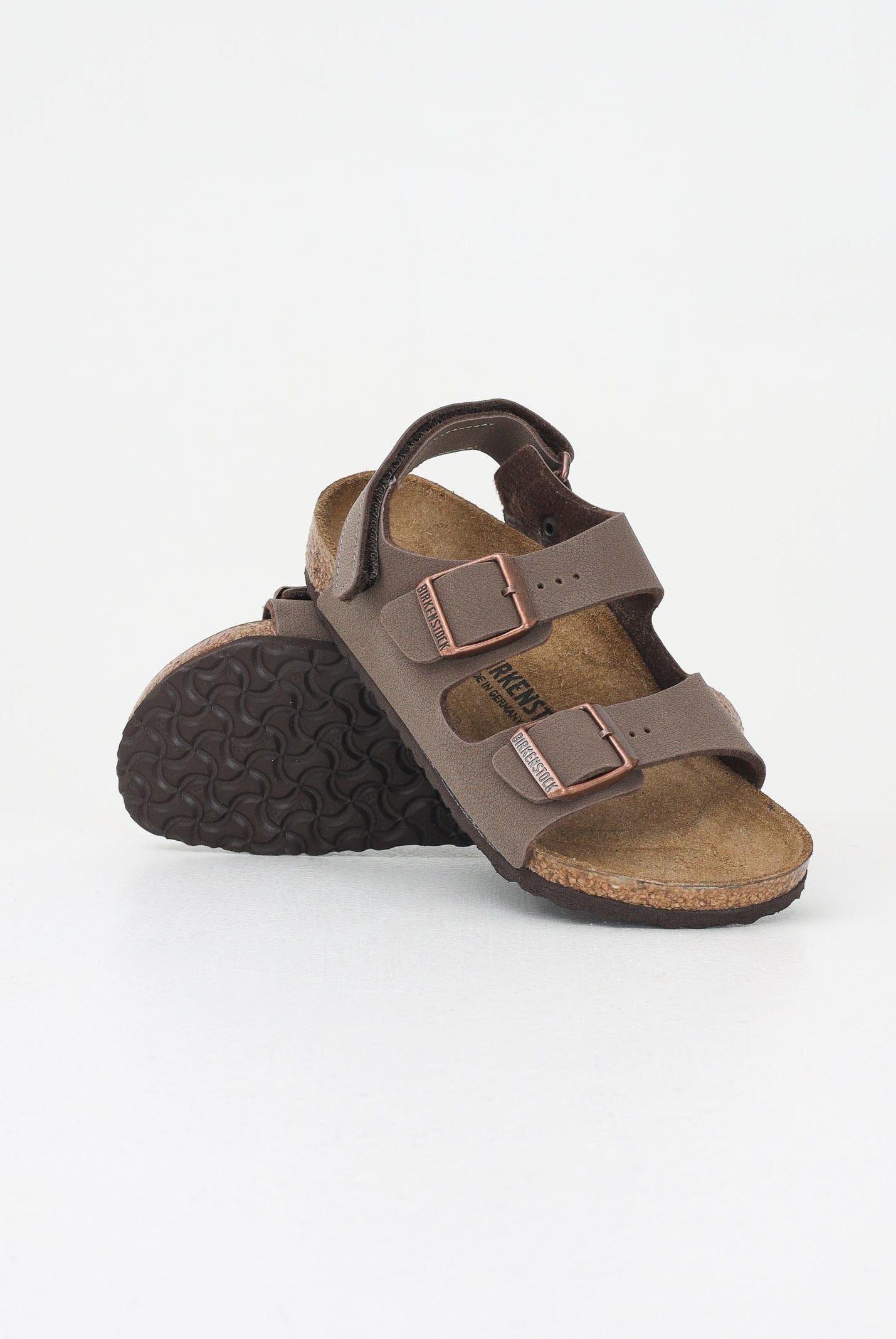 BIRKENSTOCK Sandali Milano AS mocca per bambino e bambina 1029474 BIRKENSTOCK