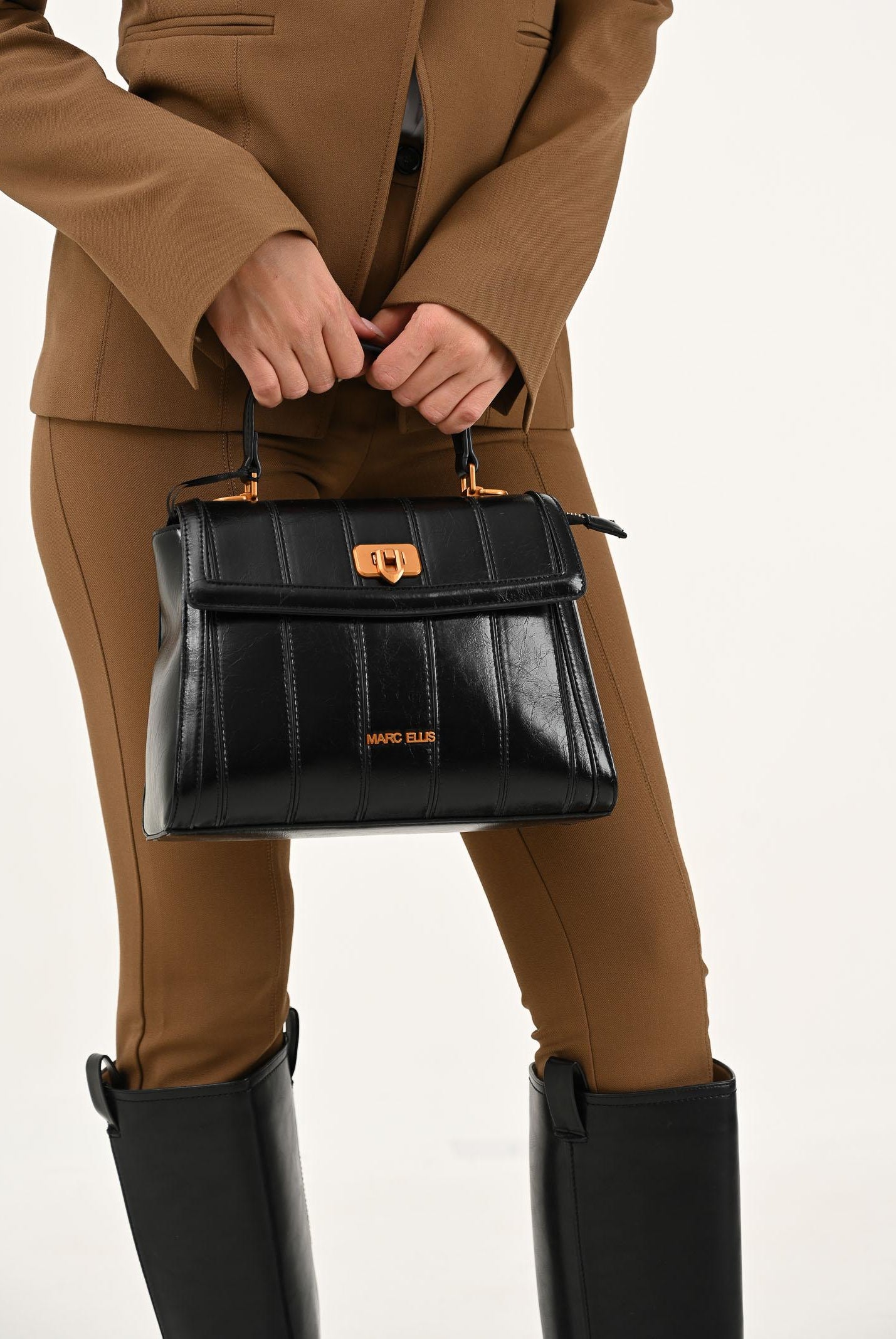 MARC ELLIS Borsa a mano Saori nera da donna SAORI BL MARC ELLIS