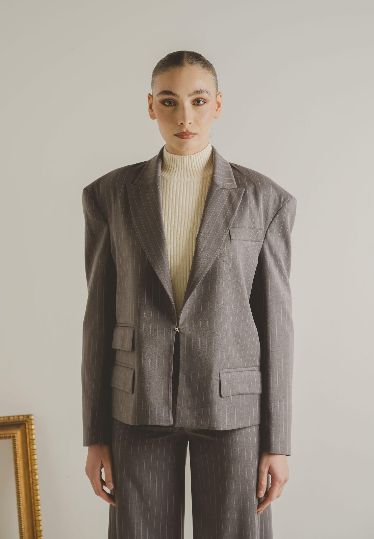 SANTAS Giacca OMBRE grigia da donna PV2619 GR SANTAS