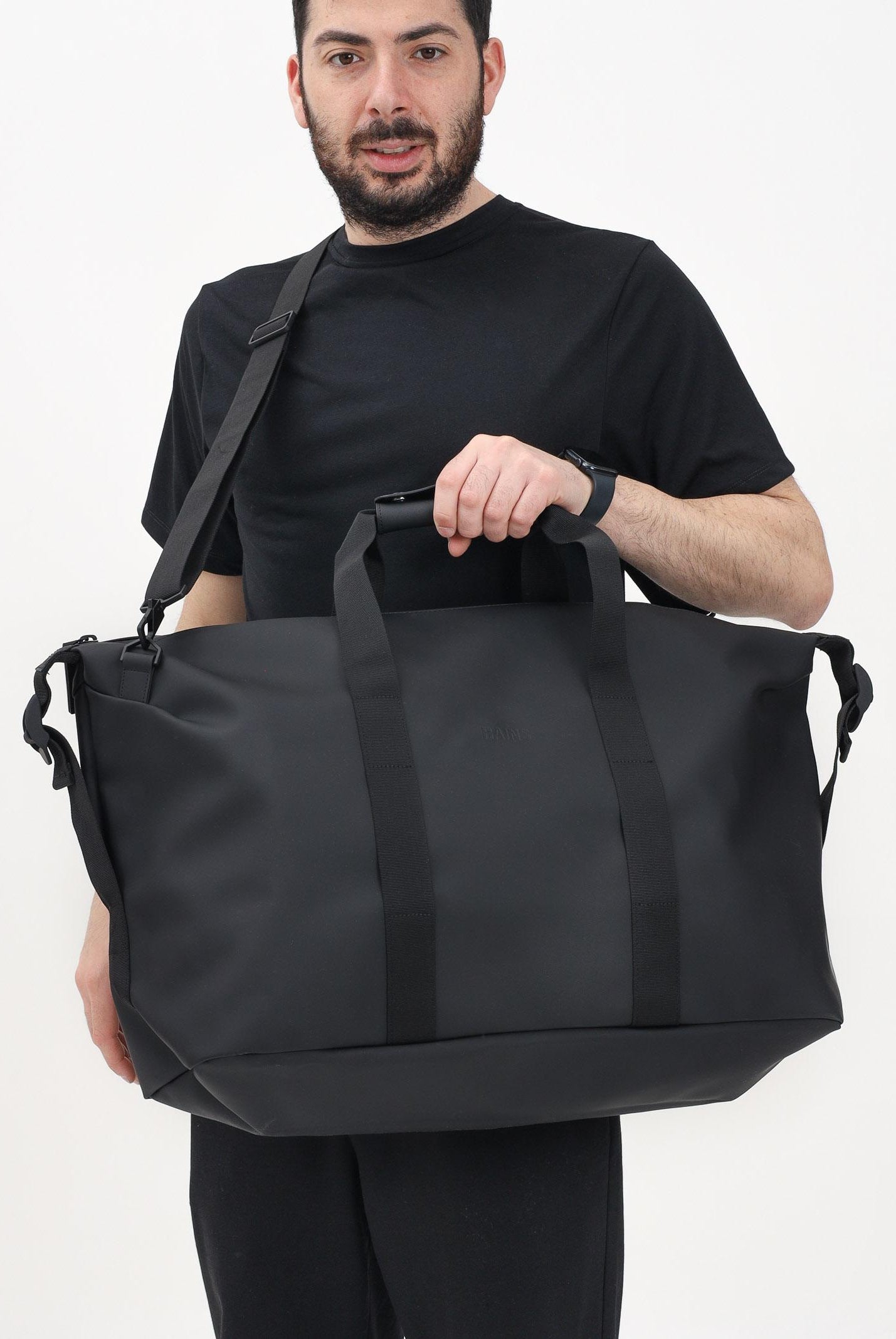 Borsone Hilo Weekend nero per uomo e donna RA14200 BLA RAINS