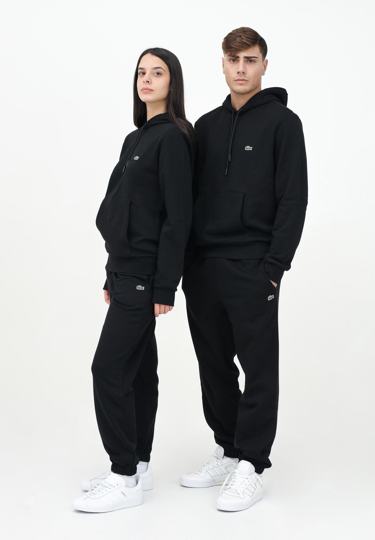 LACOSTE Pantalone sportivo nero per uomo e donna XH9610 031 LACOSTE