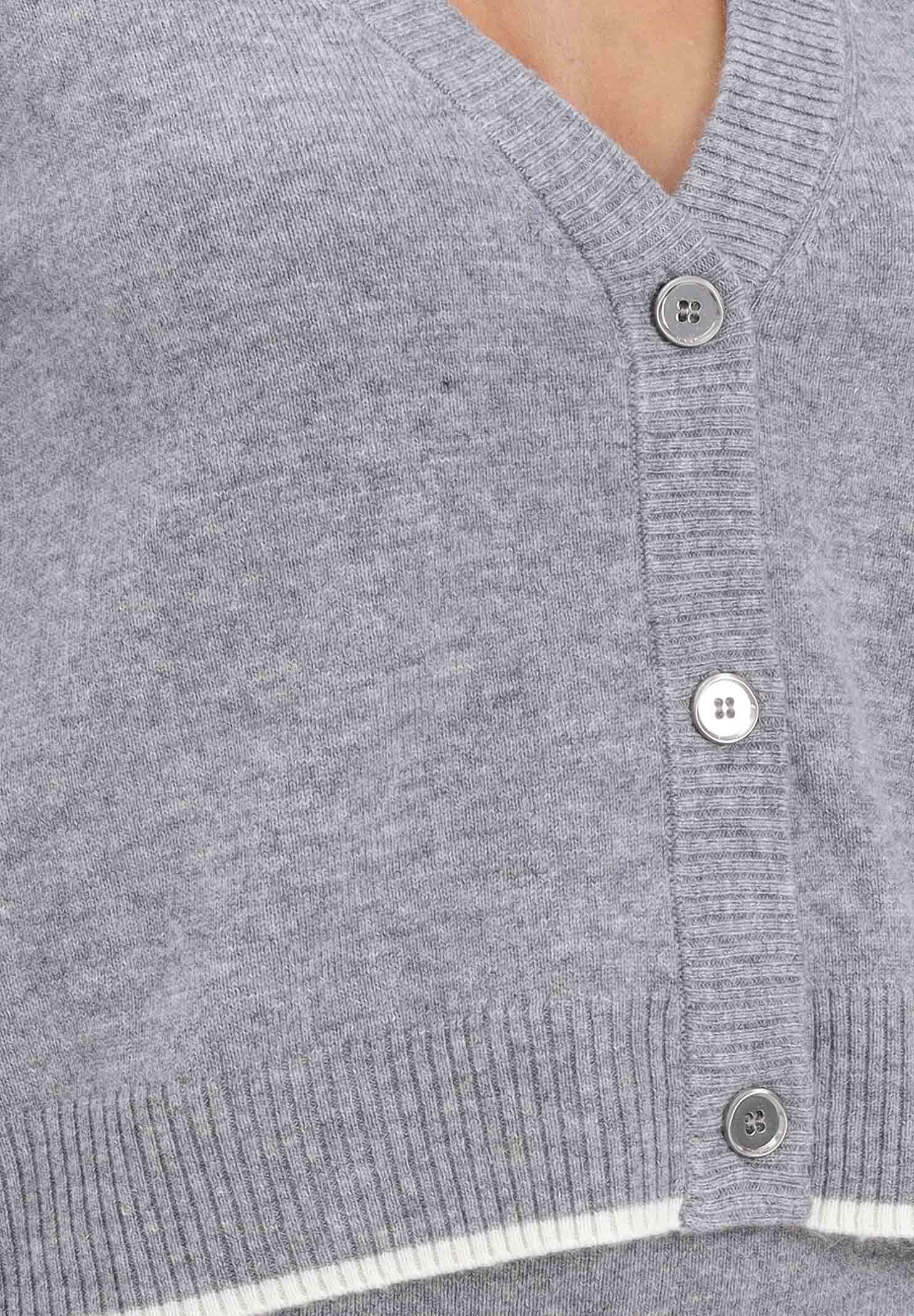 PINKO Cardigan corto grigio da donna 105447A2Q9 II2 PINKO