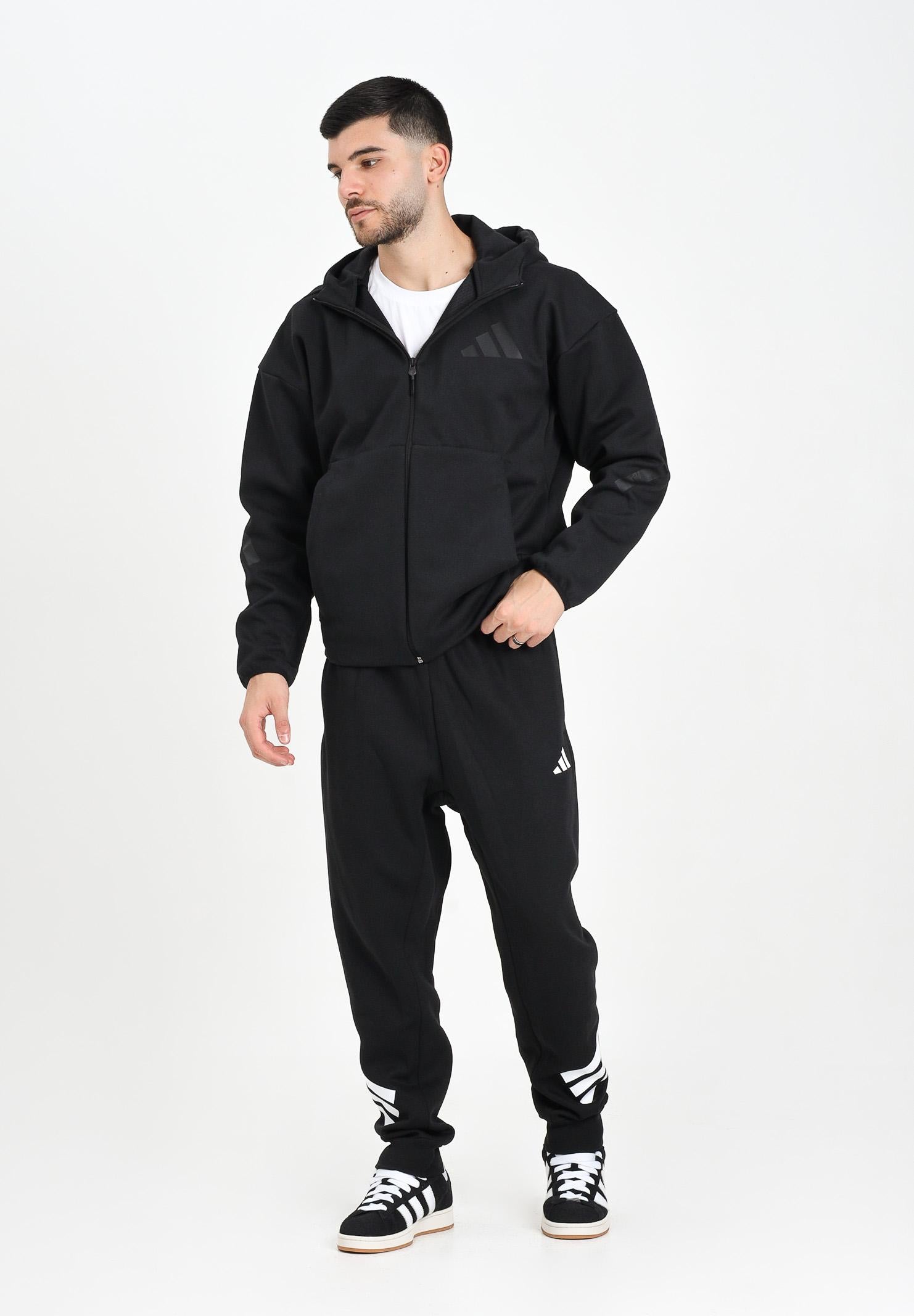 ADIDAS PERFORMANCE Pantalone sportivo Future Icons 3-Stripes nero da uomo JD4863 . ADIDAS PERFORMANCE