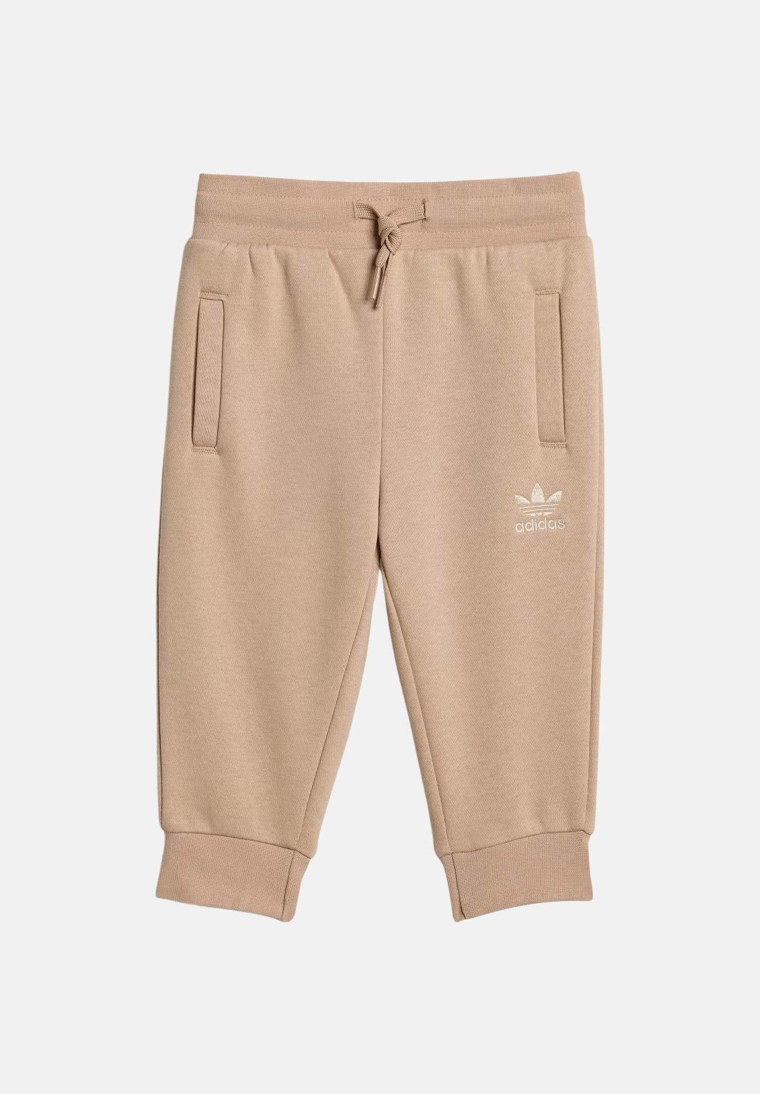 ADIDAS ORIGINALS Tuta CREW SET beige da neonato KV1743 . ADIDAS ORIGINALS