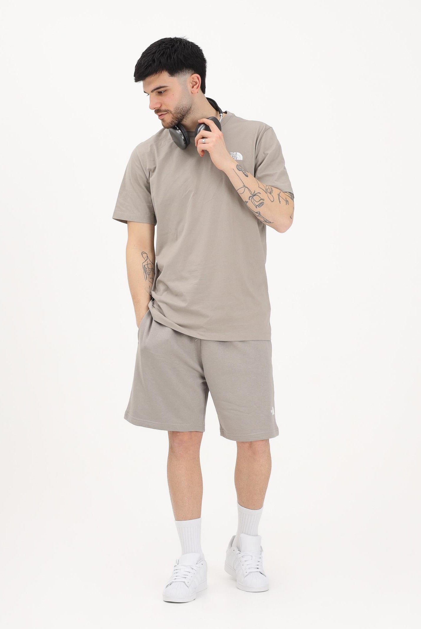 THE NORTH FACE Shorts sportivo Simple Dome Light Regular fango da uomo NF0A8GQB2MB1 . THE NORTH FACE