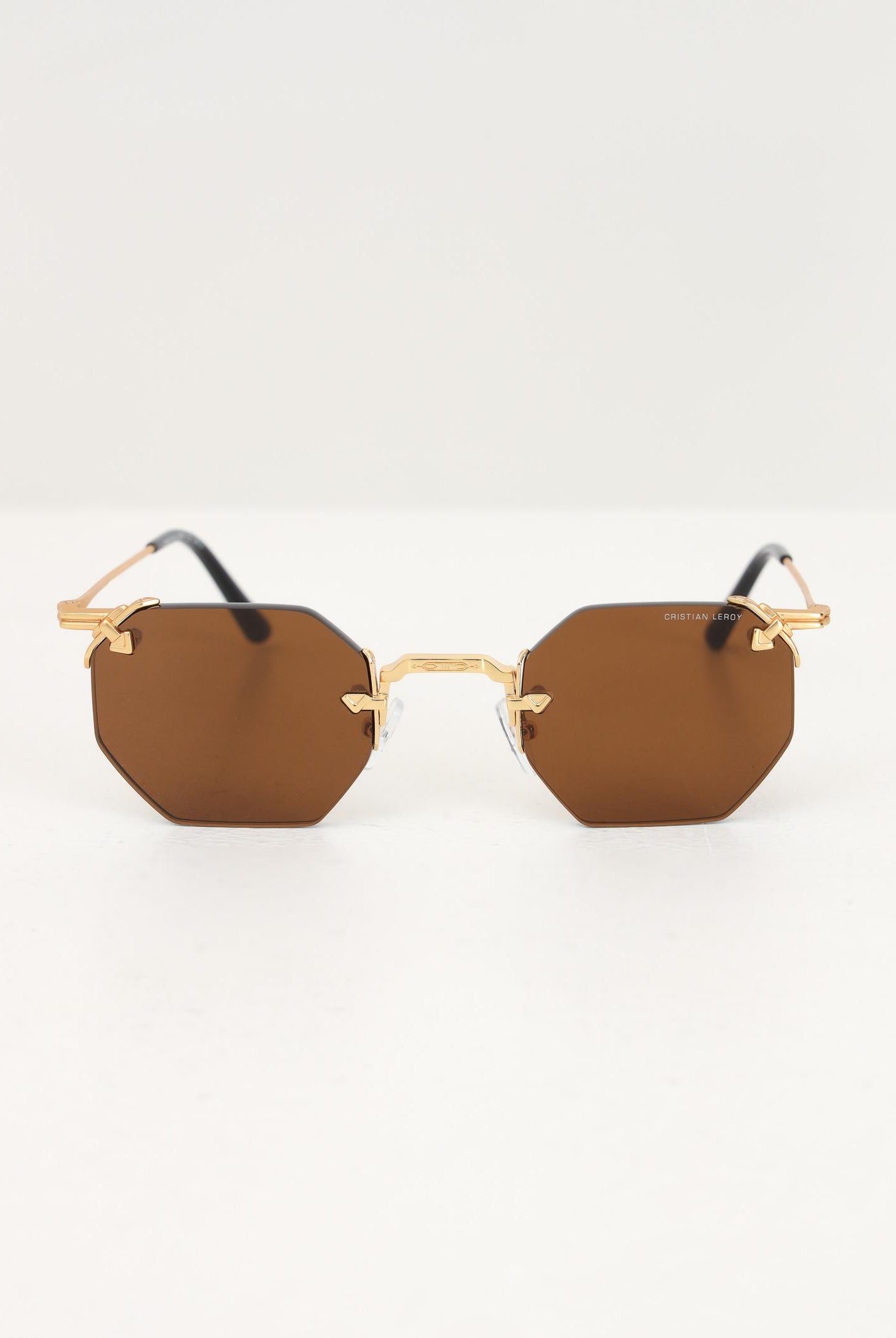 Occhiali marroni per uomo e donna 2117 05 CRISTIAN LEROY