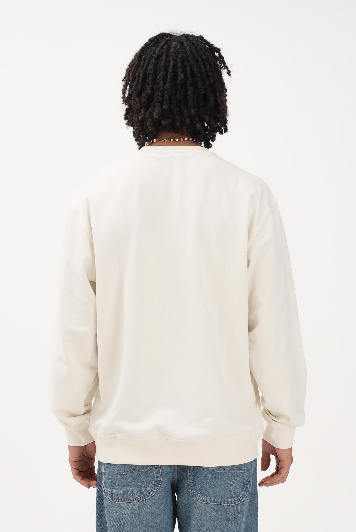 DICKIES Felpa girocollo Loretto panna da uomo DK0A88OCECR1 . DIckies