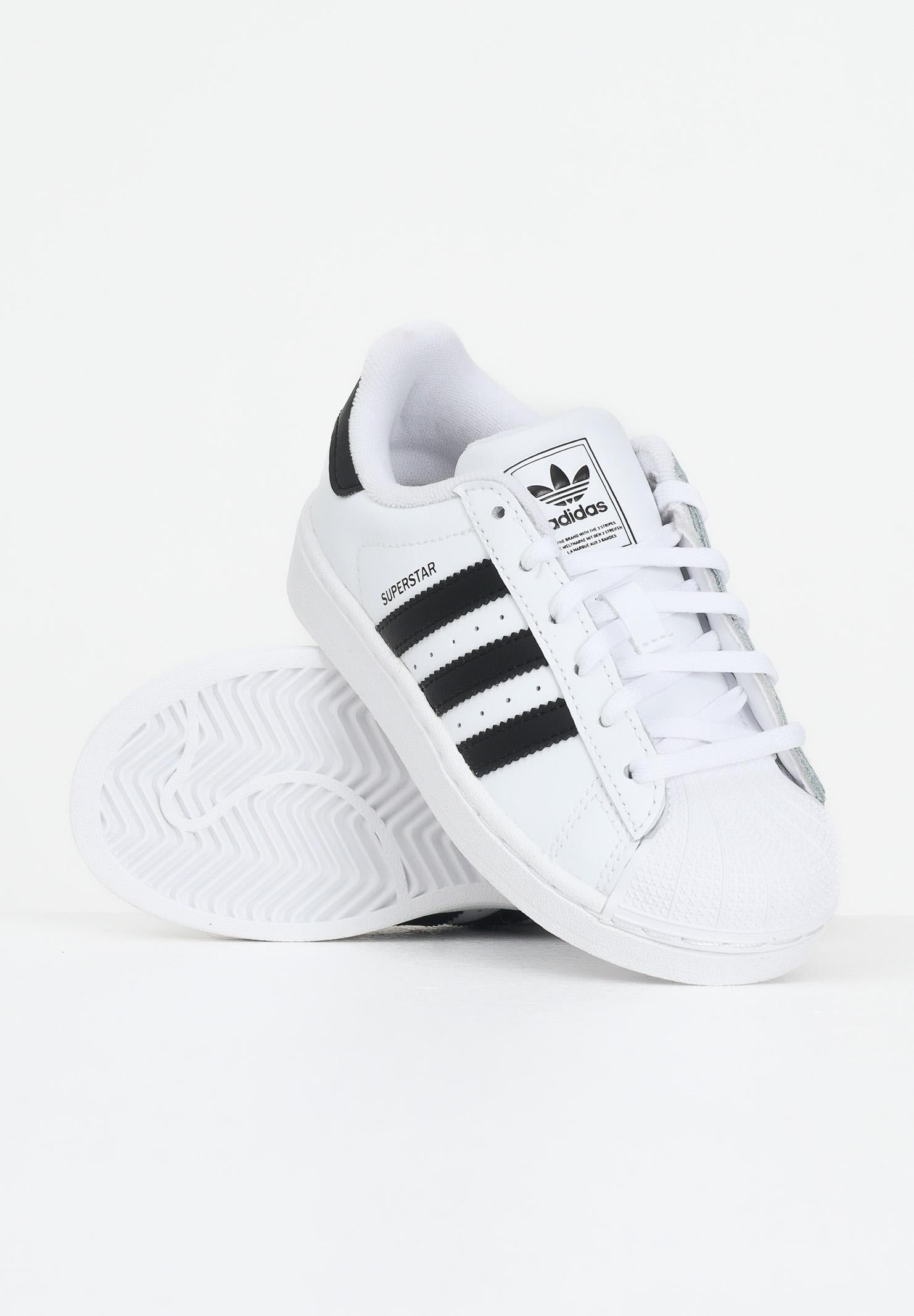 ADIDAS ORIGINALS Sneakers Superstar II bianche per bambino e bambina JH9980 . ADIDAS ORIGINALS