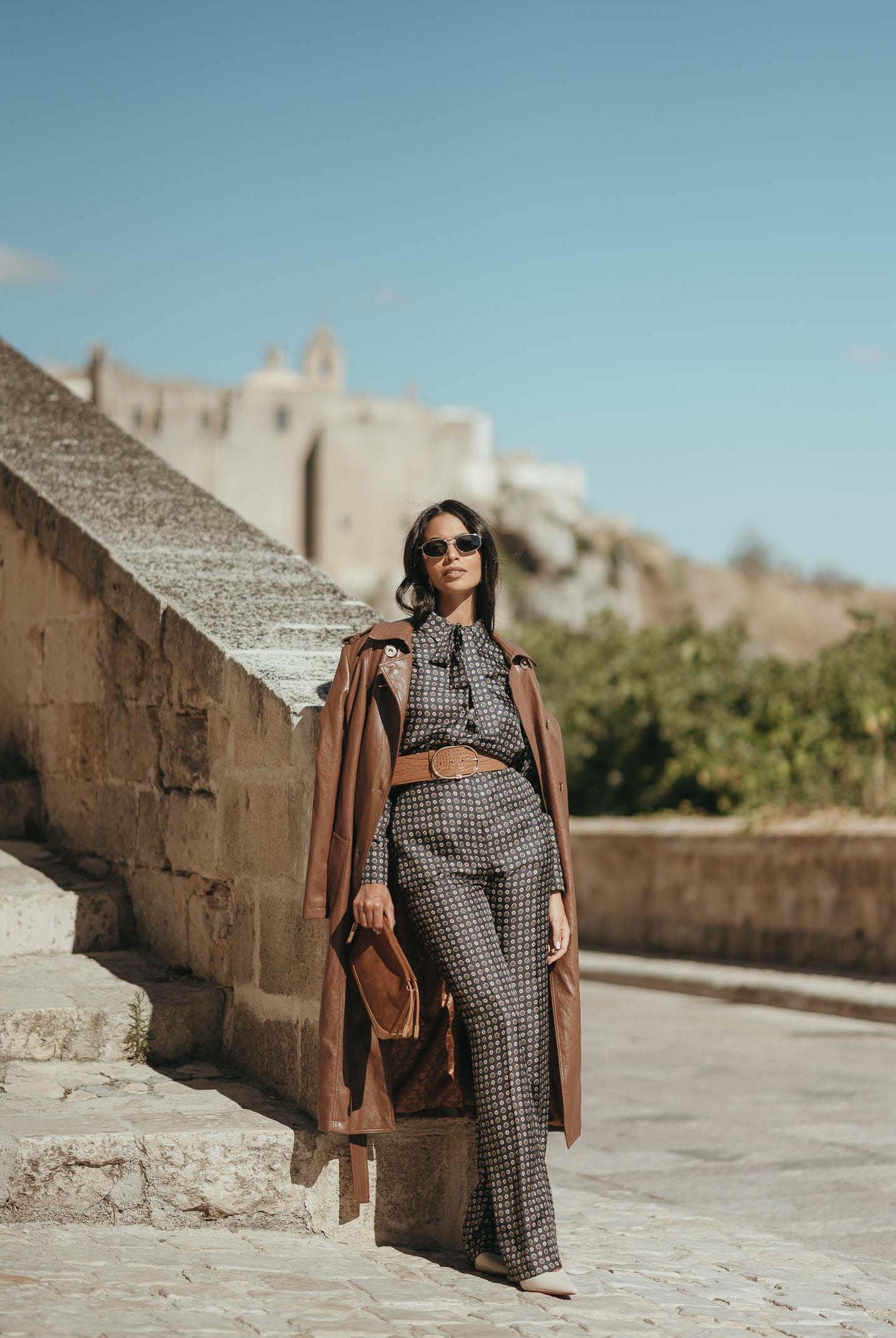 MAX MARA Pantalone Fauna blu da donna in seta stampata 2526136071600 001 MAX MARA