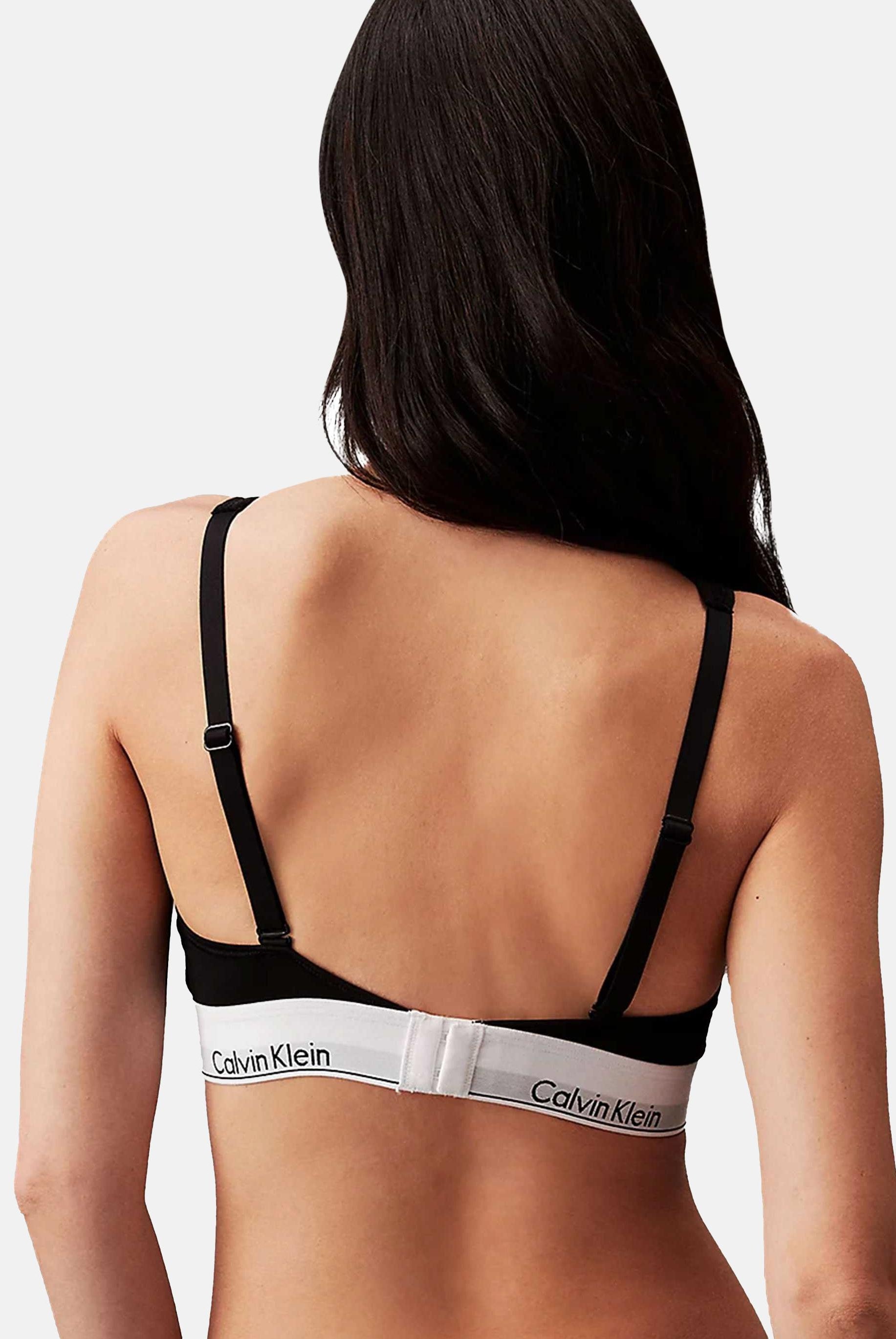 CALVIN KLEIN Bralette da donna nero Modern Cotton 000QF7586E UB1 CALVIN KLEIN
