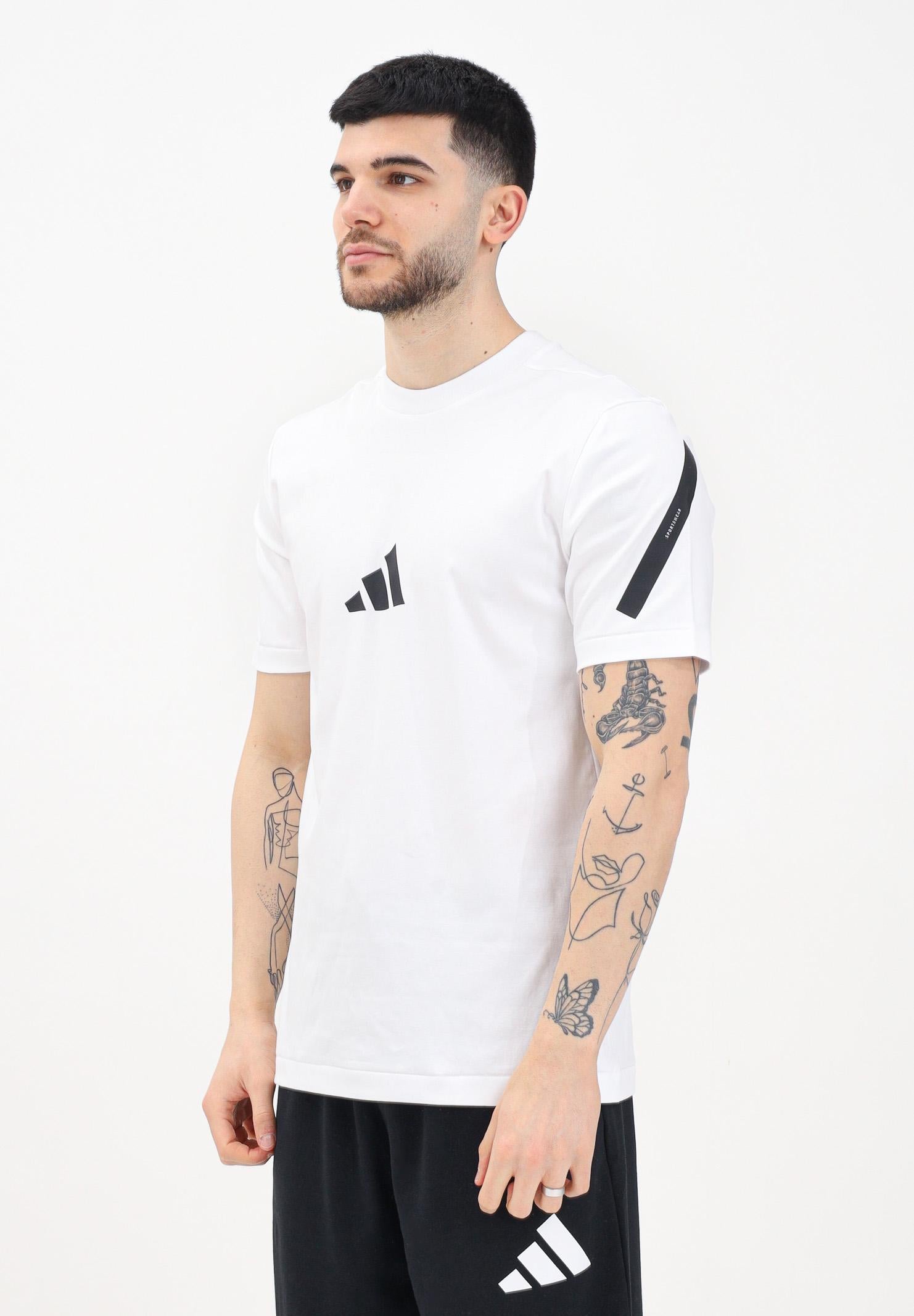 ADIDAS PERFORMANCE T-shirt a manica corta adidas Z.N.E. bianca da uomo JE3078 . ADIDAS PERFORMANCE