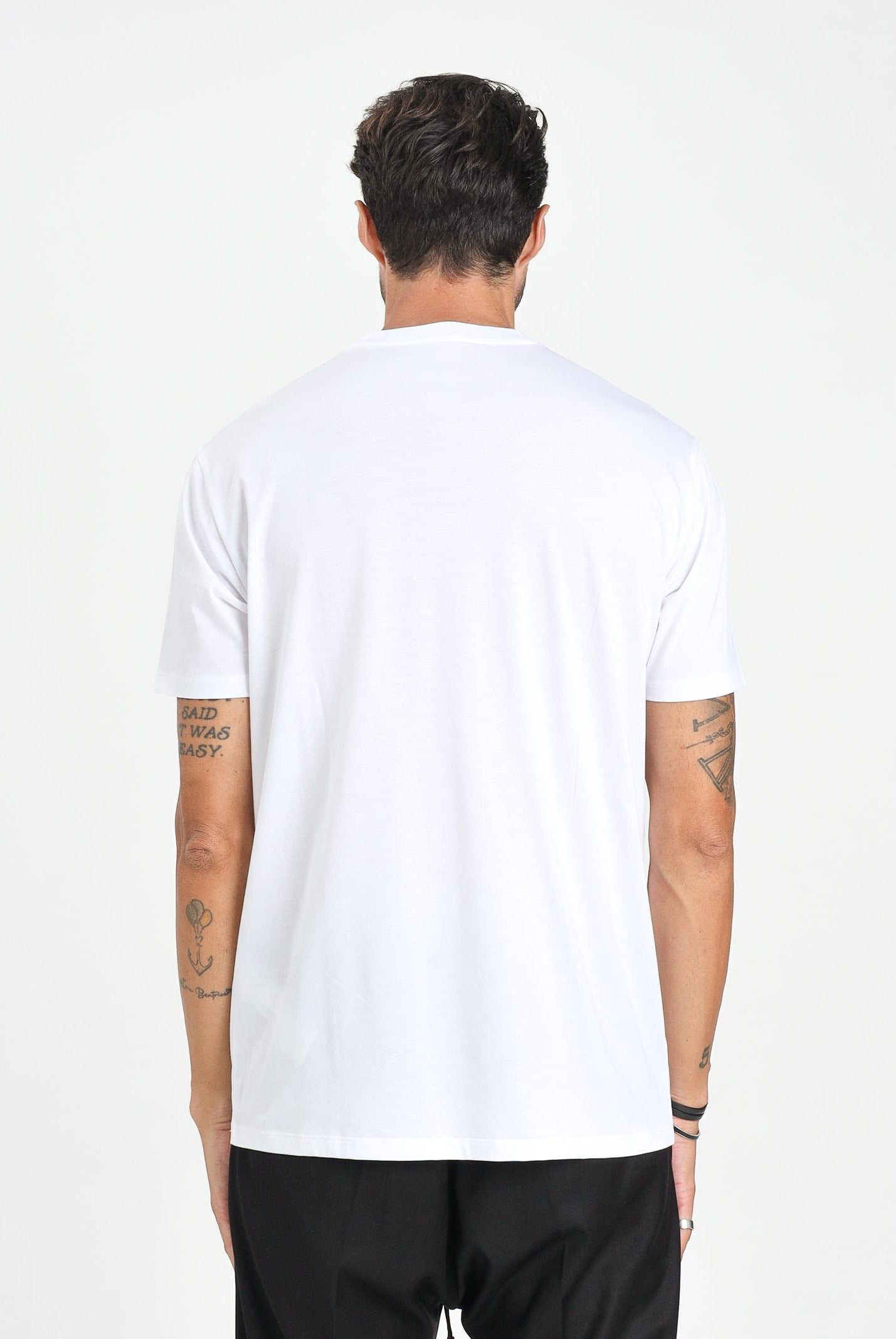 ARMANI EXCHANGE T-shirt a manica corta bianca da uomo con logo XM001479AF10364 U0002 ARMANI EXCHANGE