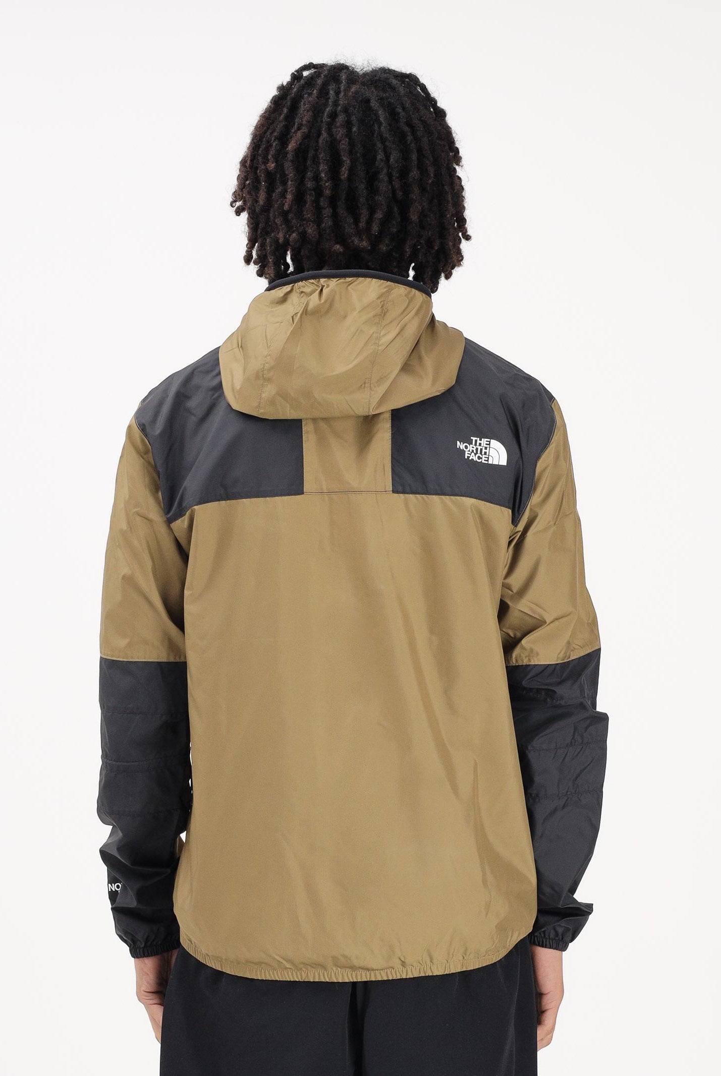 THE NORTH FACE Giacca a vento Reign On kiwi e nero da uomo NF0A5IG32EL1 . THE NORTH FACE
