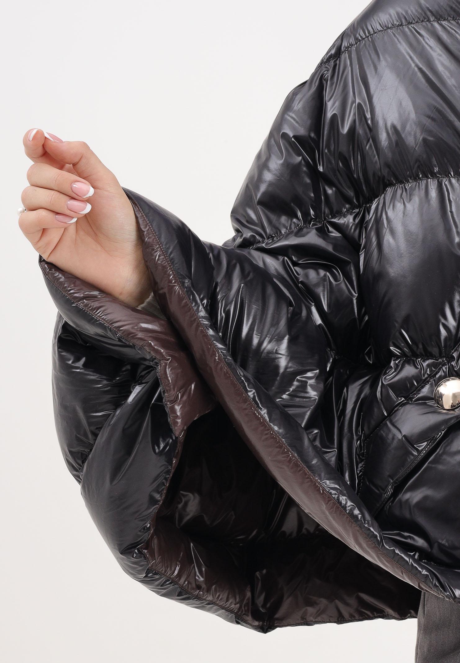 VICOLO Piumino nero da donna con manica a pipistrello TF0052 FFNE VICOLO