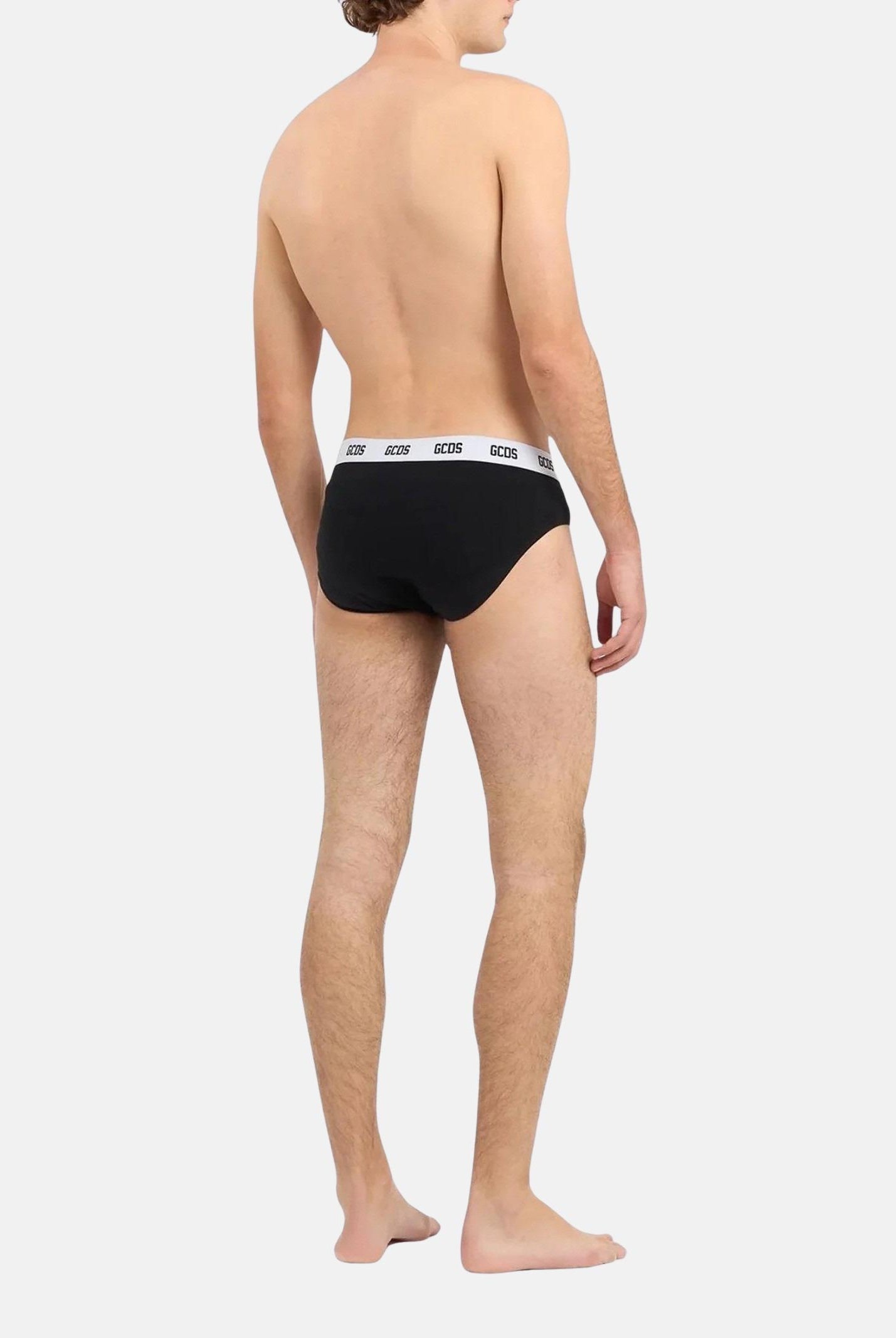 Slip (2 paia) neri da uomo con elastico logato A2EM3703UW1 99 GCDS