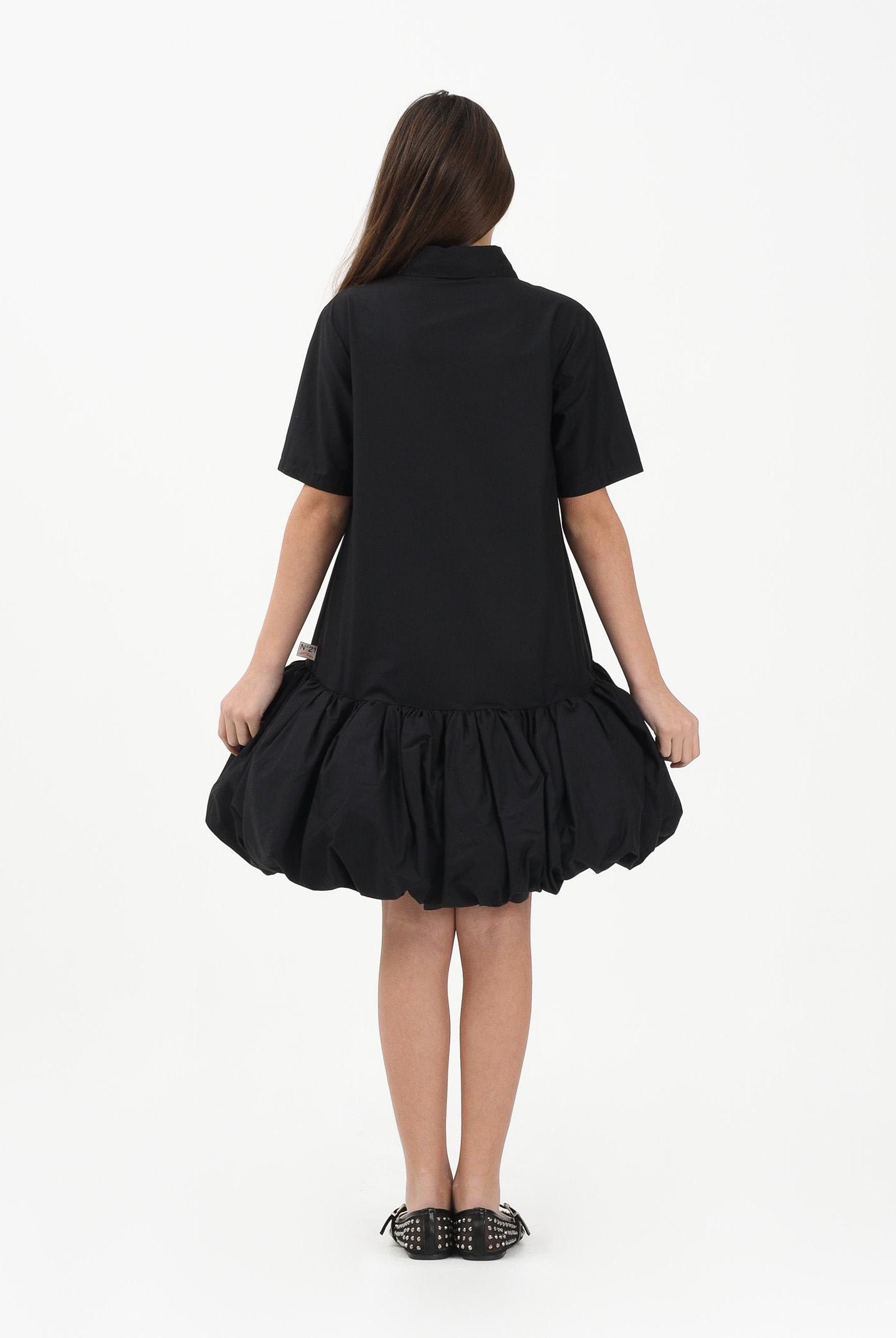 N21 Abito corto nero per donna, ragazze e bambine con fondo balloon N2109HN0417 0N900 N21