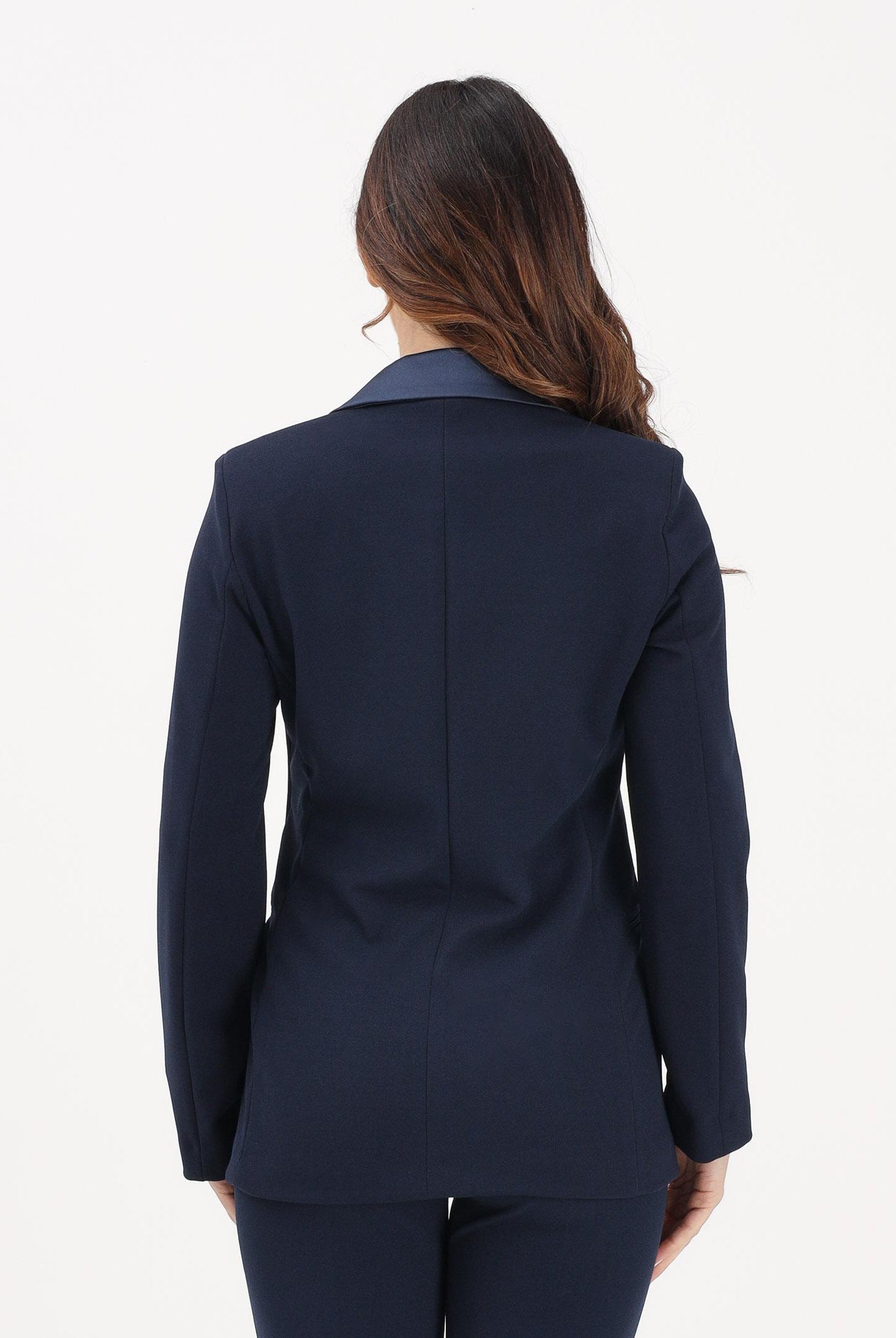 VICOLO Giacca monopetto blu da donna TAB0230 A89 VICOLO