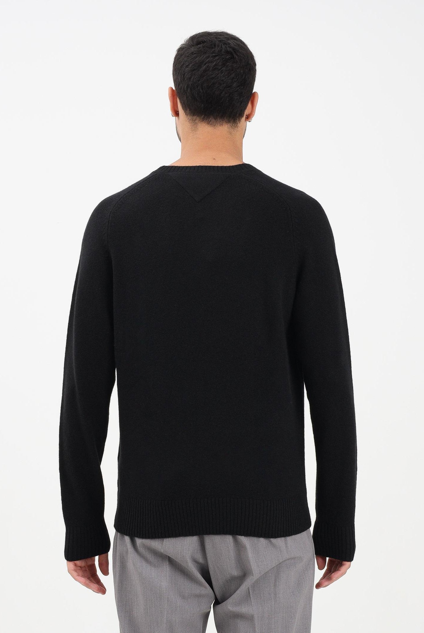 TOMMY HILFIGER Maglioncino girocollo nero da uomo MW0MW36535BDS TOMMY HILFIGER