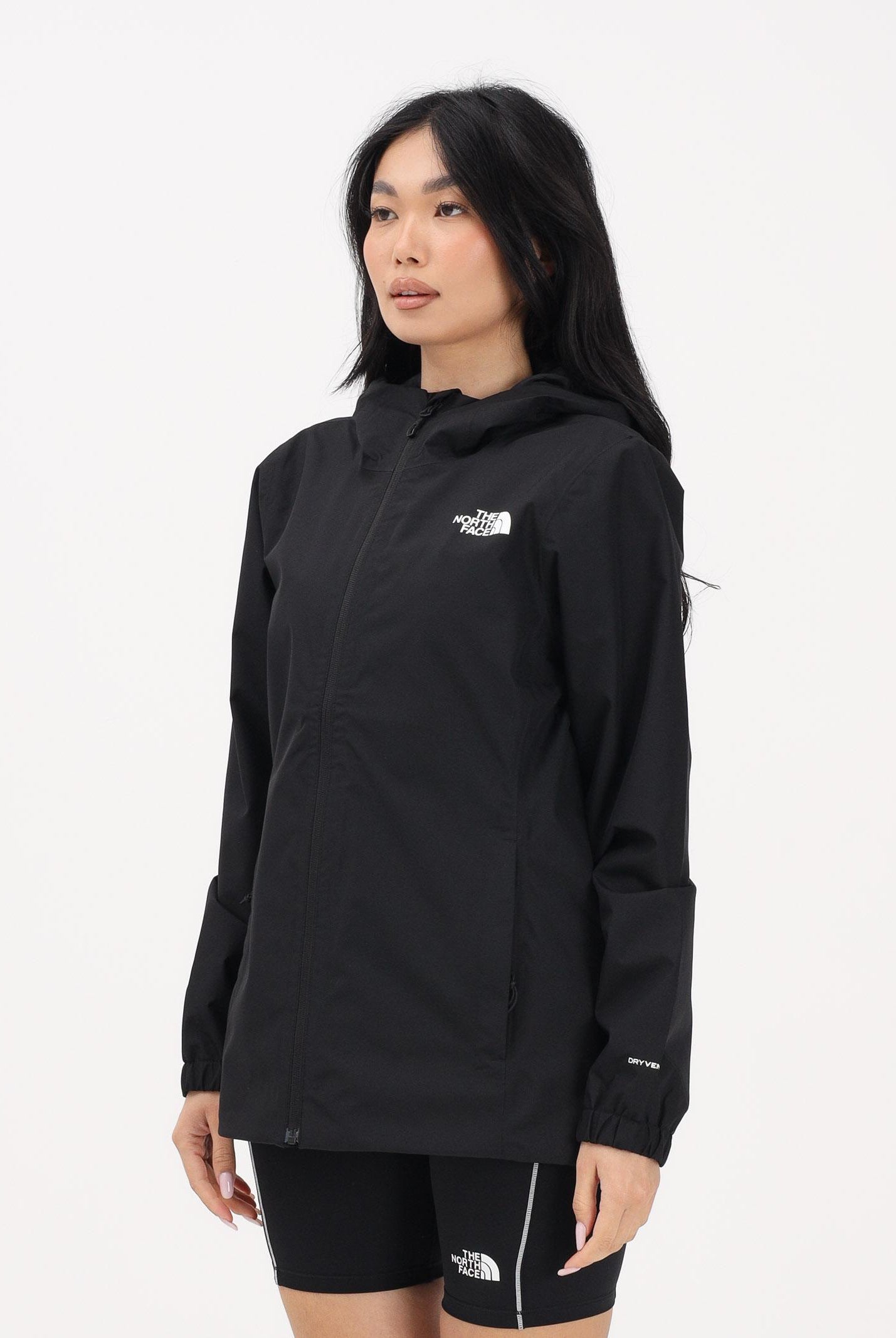 THE NORTH FACE Giacca a vento Quest DryVent™ nera da donna NF0A8G12JK31 . THE NORTH FACE