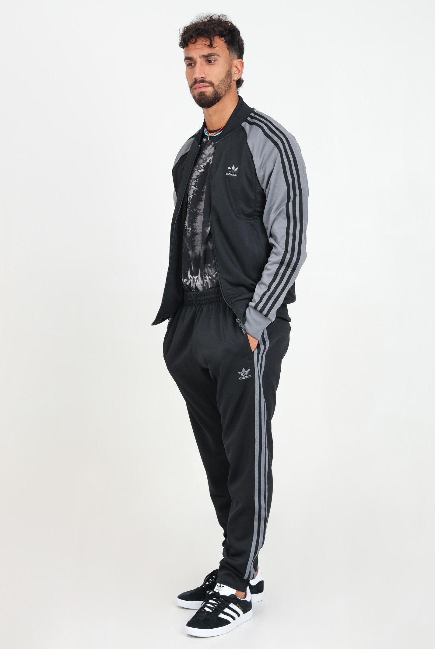 Pantalone sportivo Adicolor Classics SST nero da uomo IY9869 ADIDAS ORIGINALS